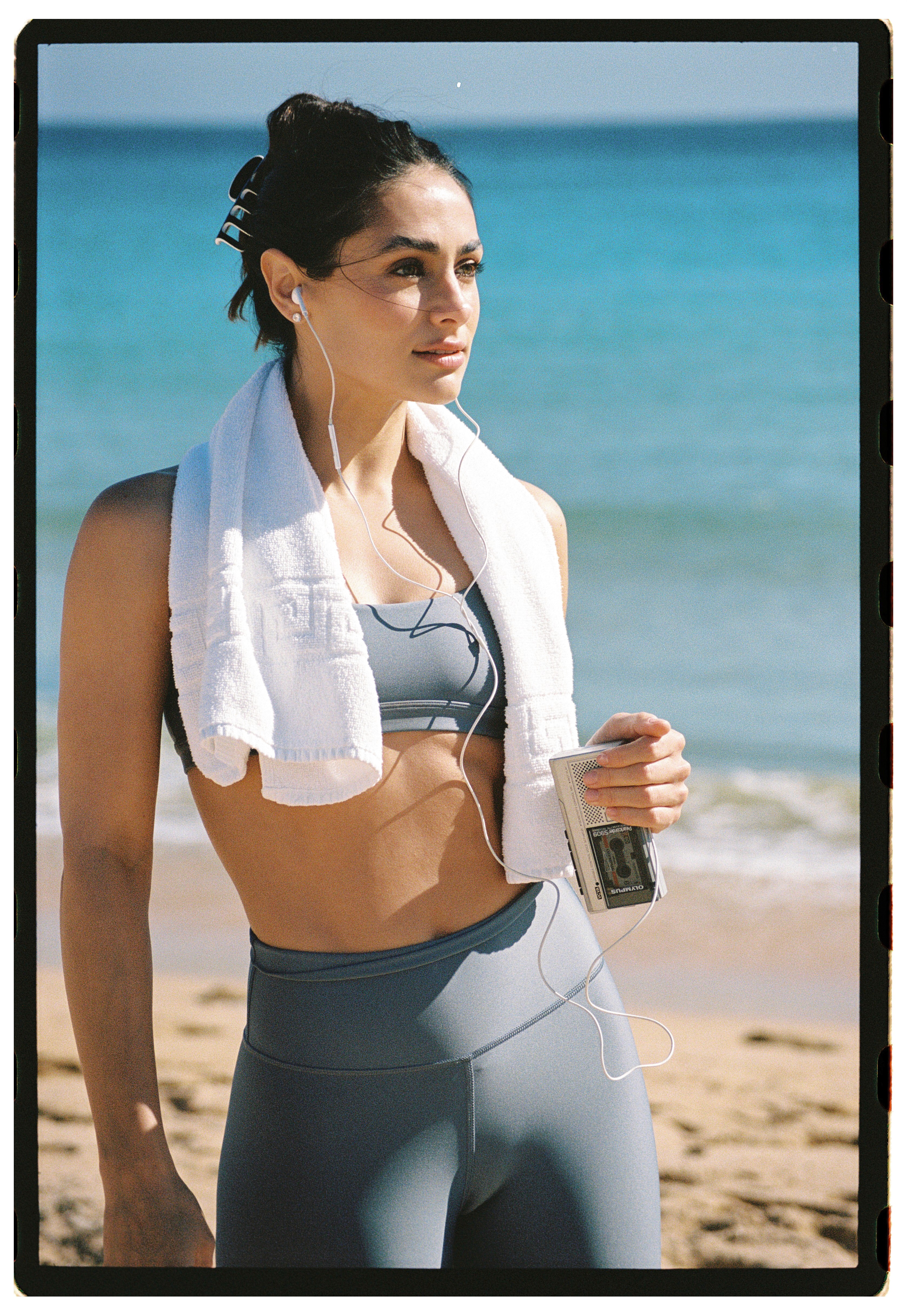 Ethereal woman in motion