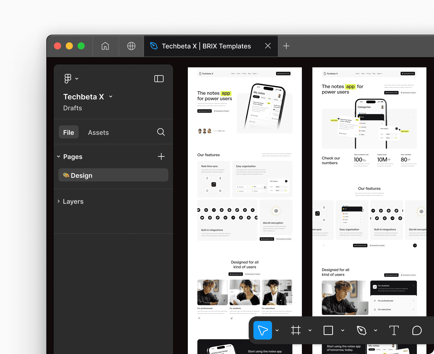 Techbeta - Figma File Included - Website Framer Template