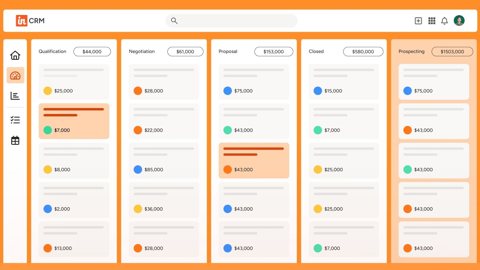 Insightly's unified sales pipeline for agencies