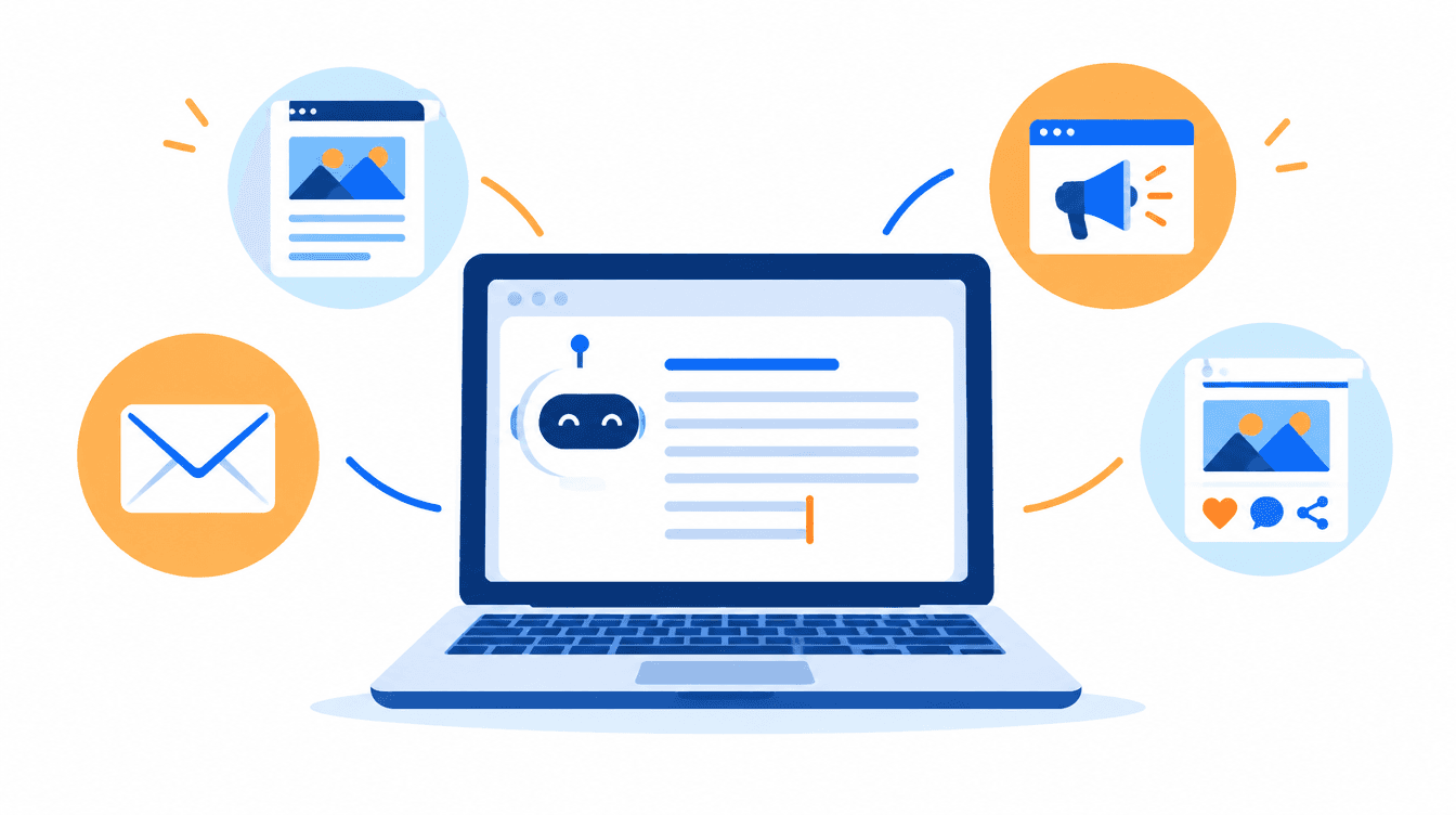 AI writer tools overview showing how artificial intelligence generates and optimizes written content