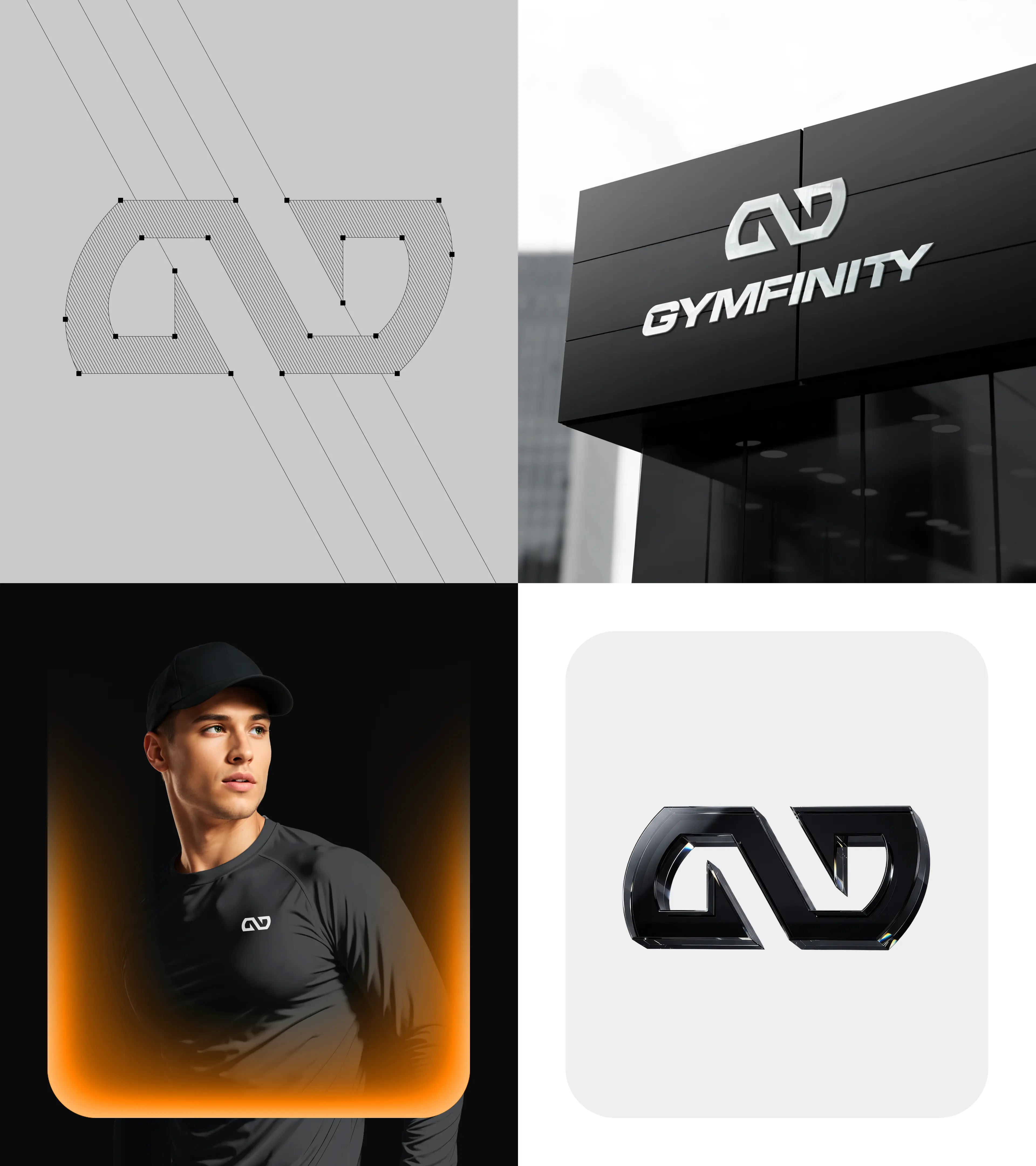 Logo a identita pro Gymfinity