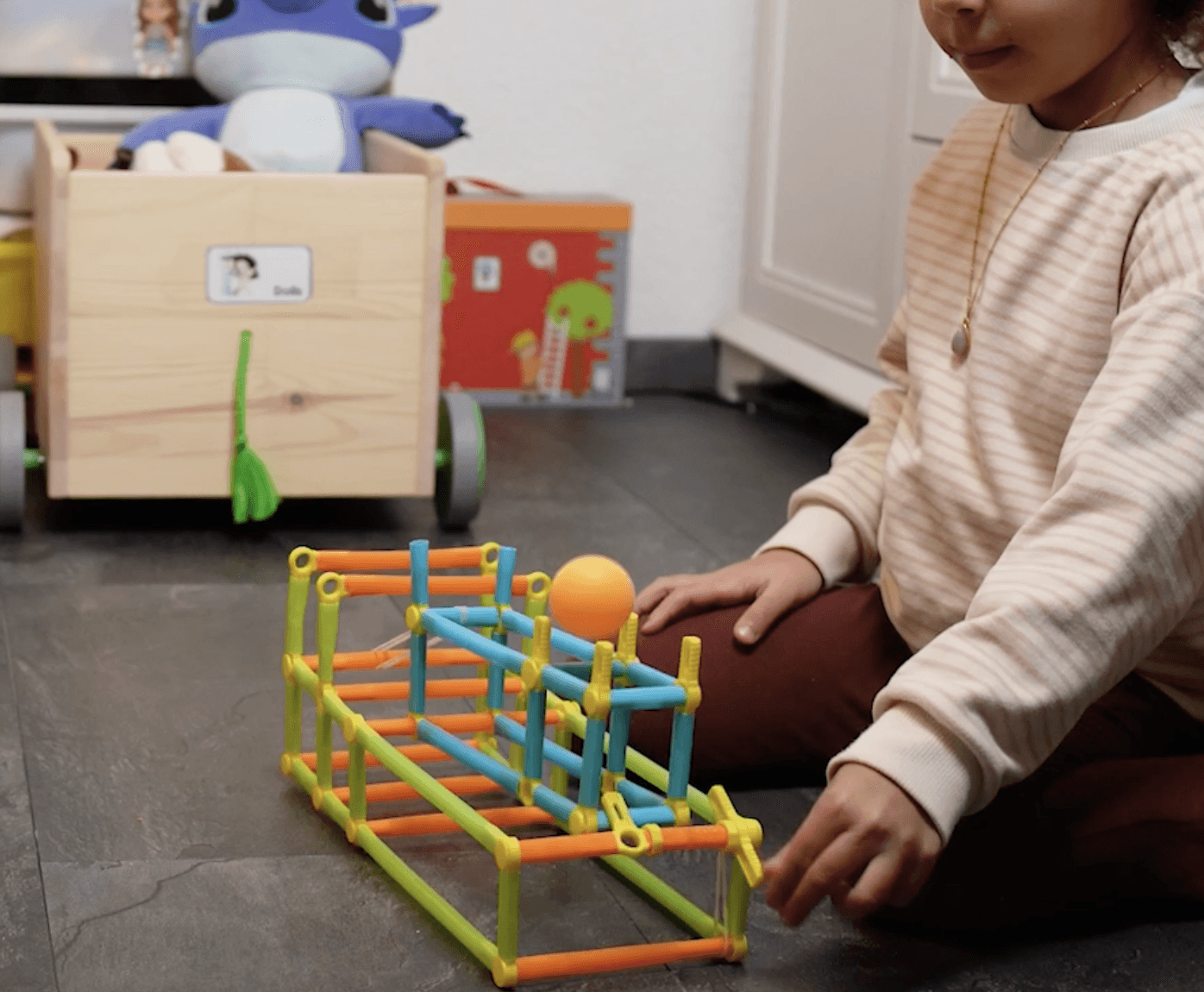 Copywriting sitting at table and smiling