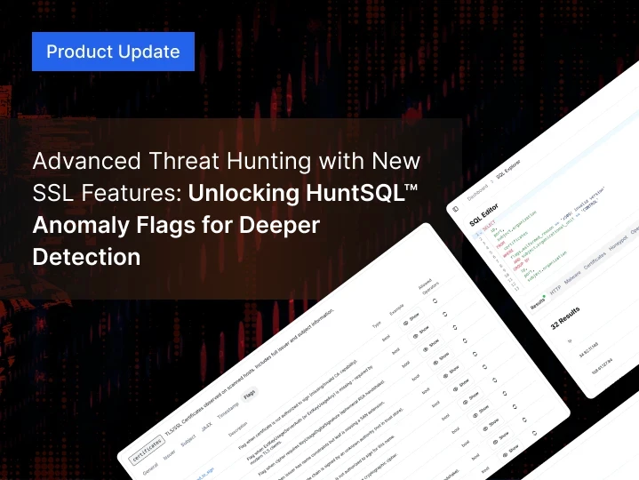 Advanced Threat Hunting with New SSL Features: Unlocking HuntSQL™ Anomaly Flags for Deeper Detection