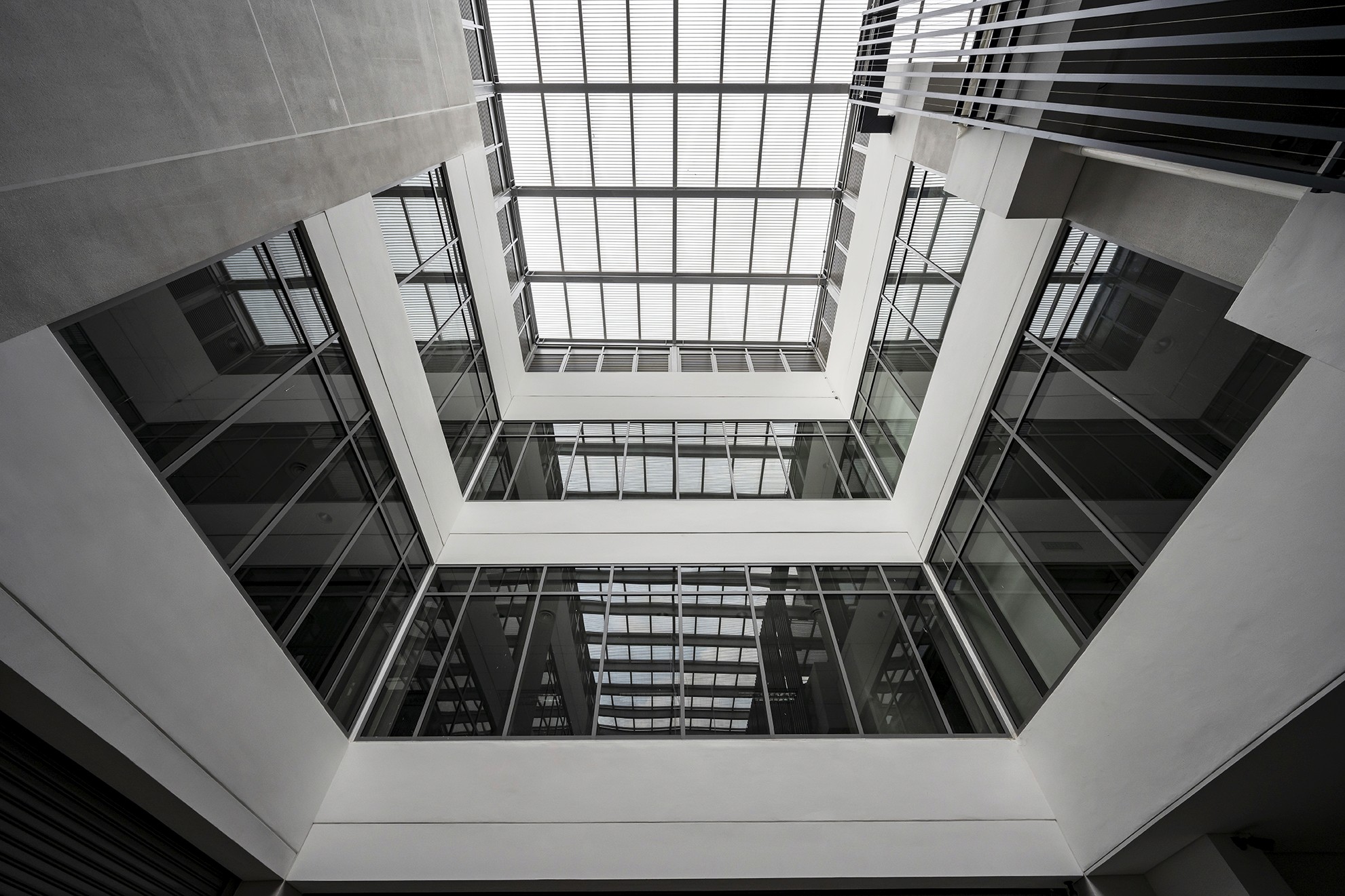 Interior view of Hap Seng Industrial Hub project by Asima Architects