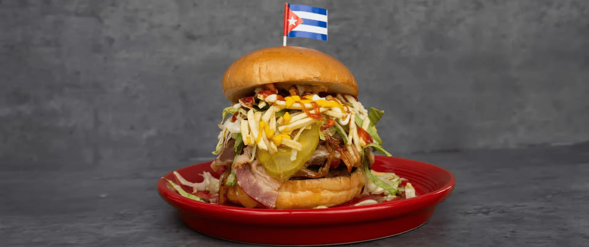 Double Cuban Burger