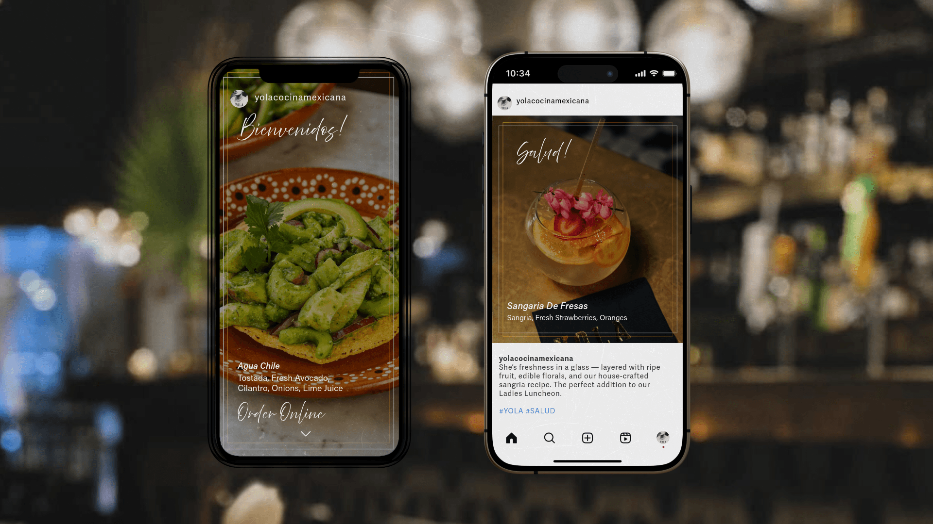 YOLA Cocina Mexicana Social Media Templates