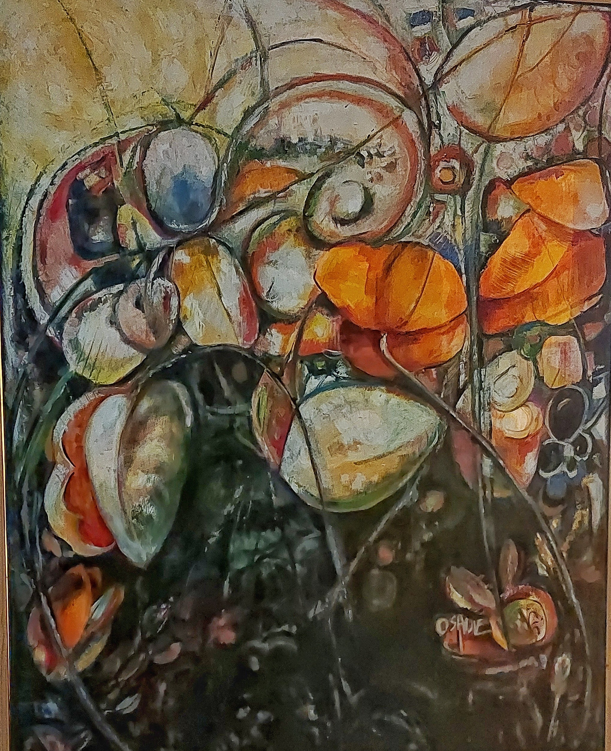 Peinture "Renaissance" par Odile Sauve