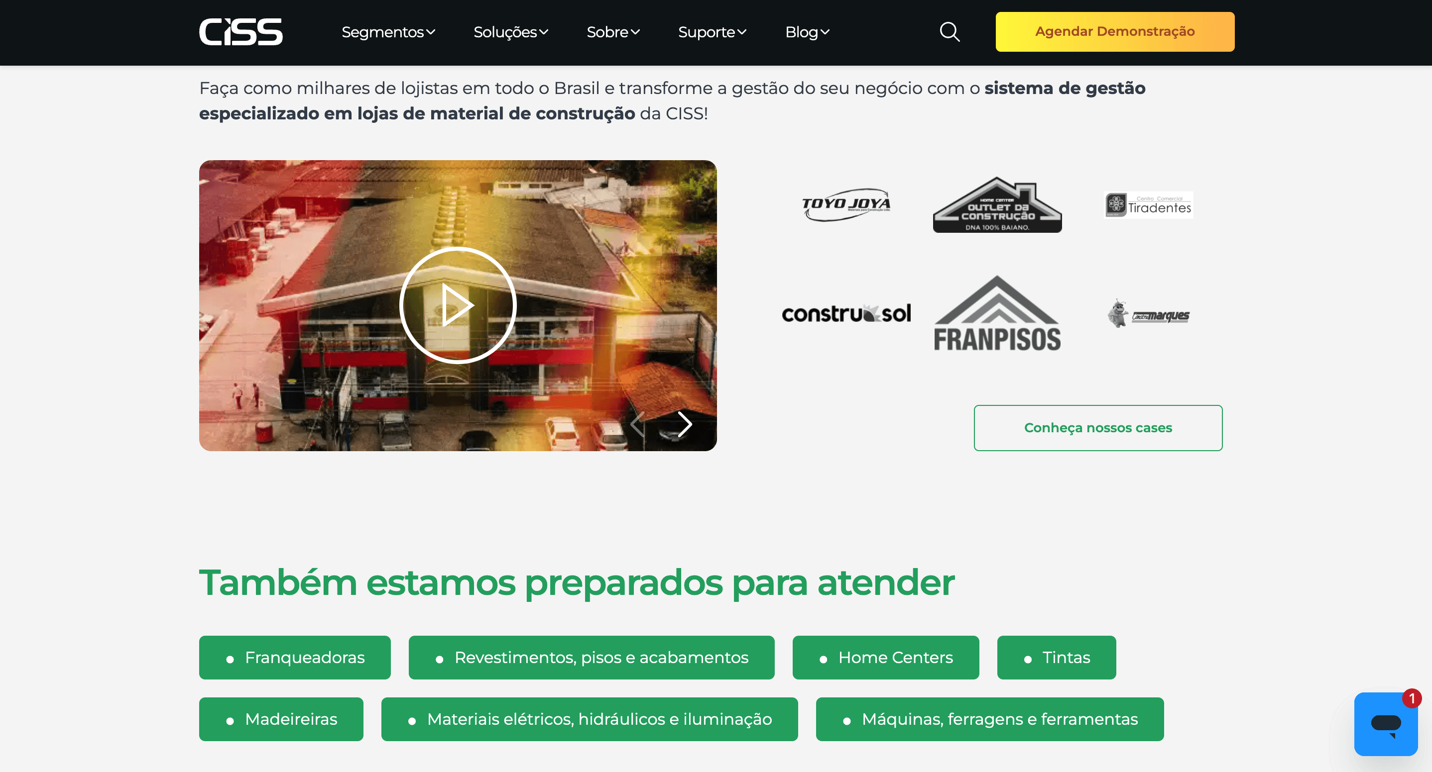 CISSPoder para material de construção e elétrico