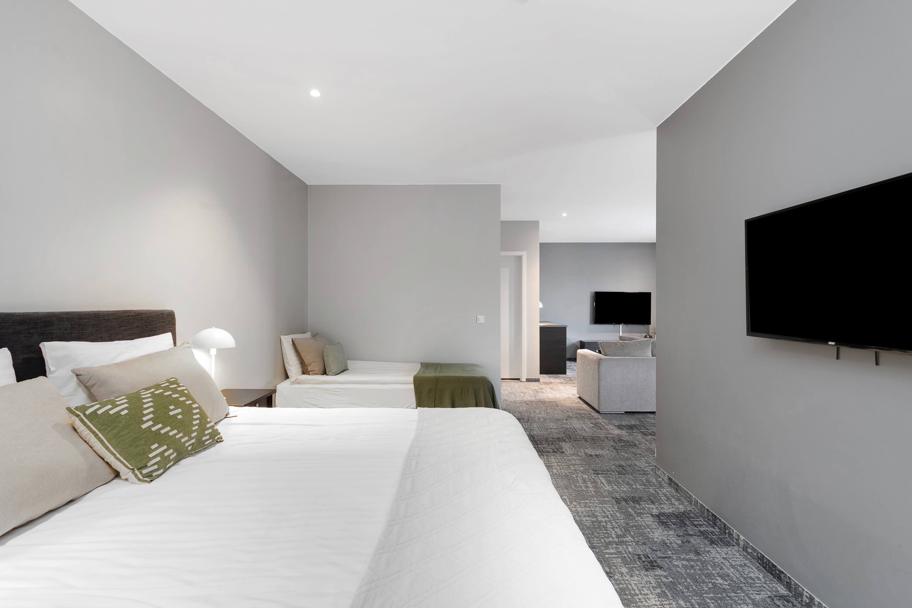 Fjölskyldu herbergi á Konvin Hotel