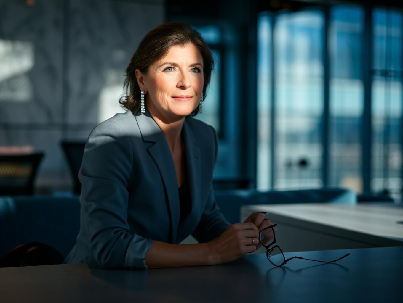 Man in a sweater smiling with arms crossed while standing by a wooden wall.