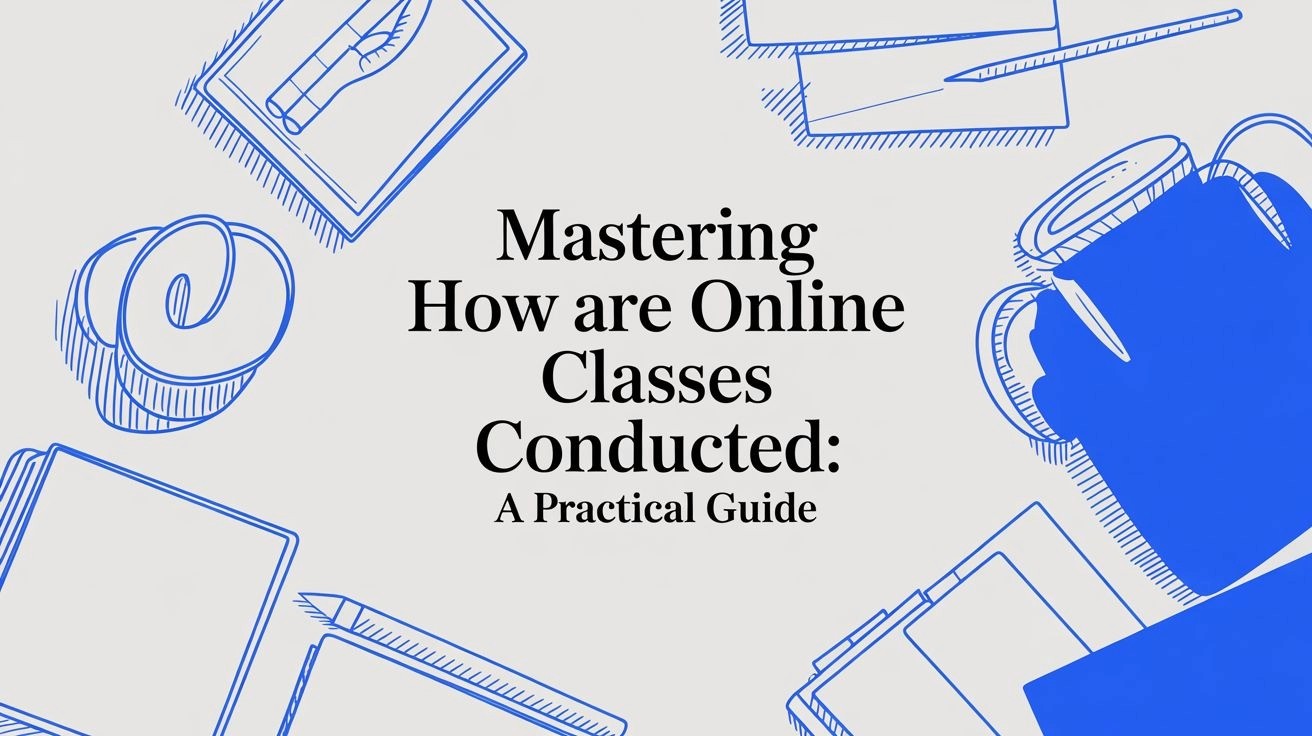 how are online classes conducted