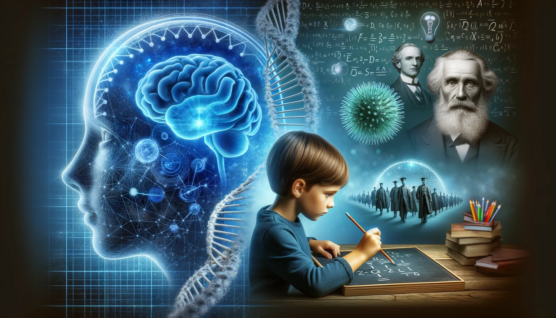 Is variation in intelligence influenced by genes?