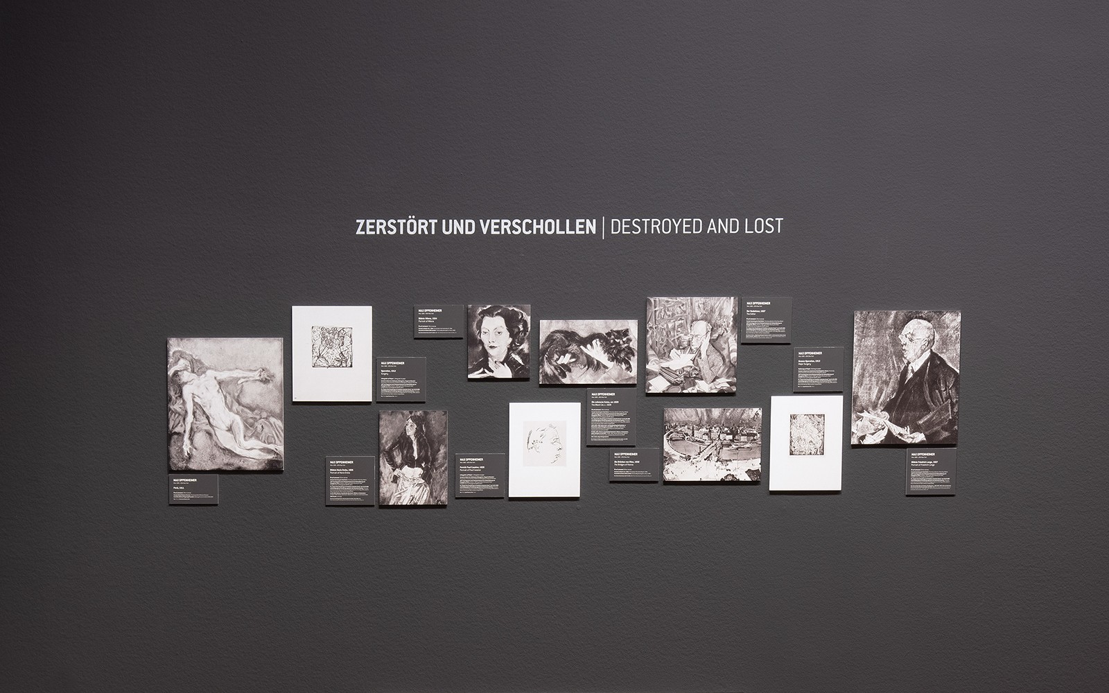 利奥波德博物馆展览“毁灭与丢失”展出黑白艺术作品。