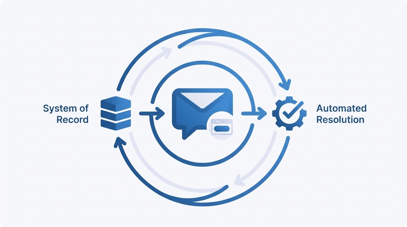 How RadMedia Delivers Closed-Loop Customer Communication Workflows as a Service concept illustration - RadMedia