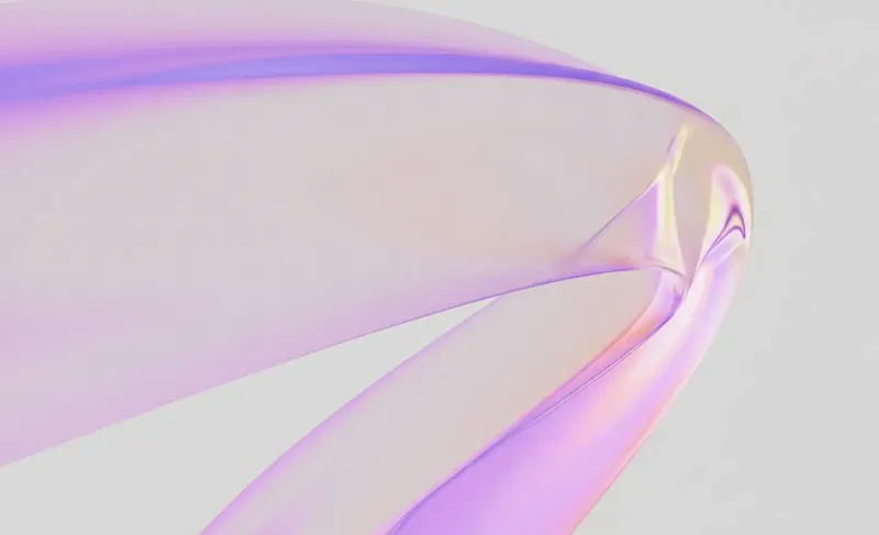 Purple, pink, and yellow transparent silky wave