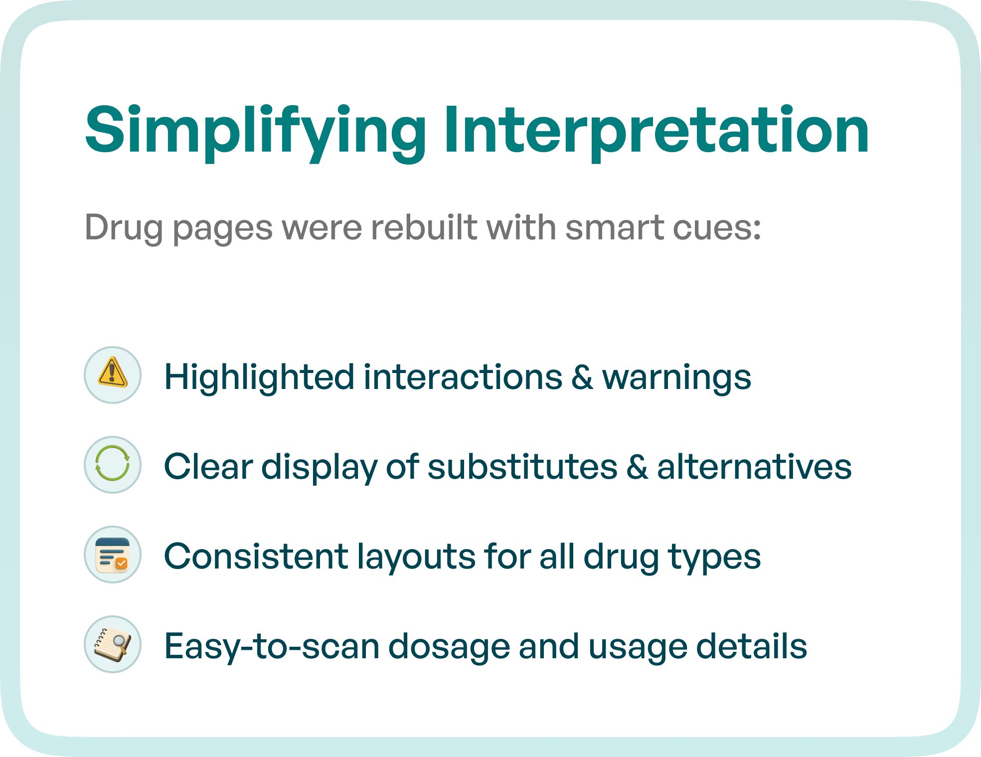 Simplifying Interpretation points