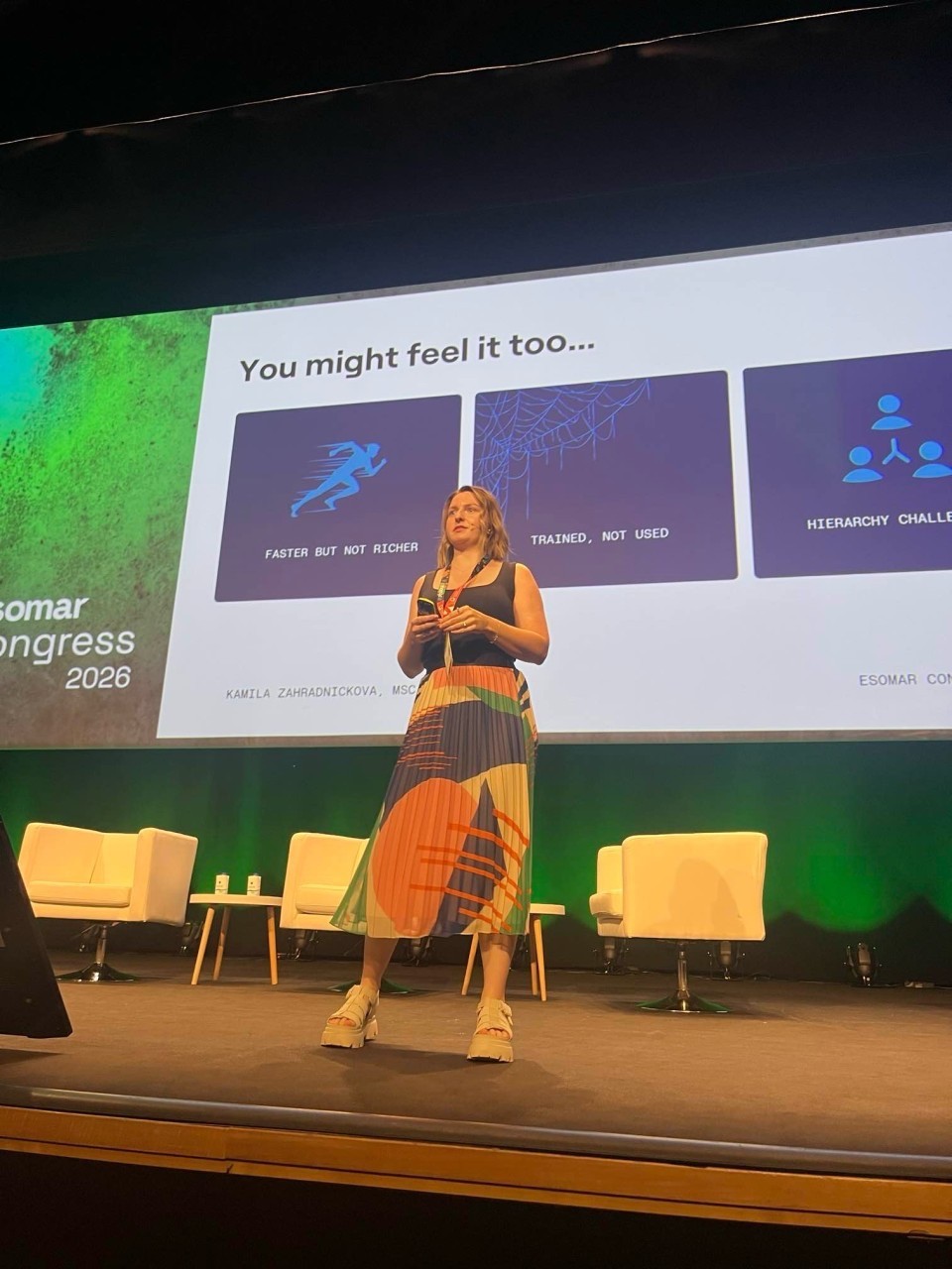 Kamila Zahradnickova at Esomar Congress 2026