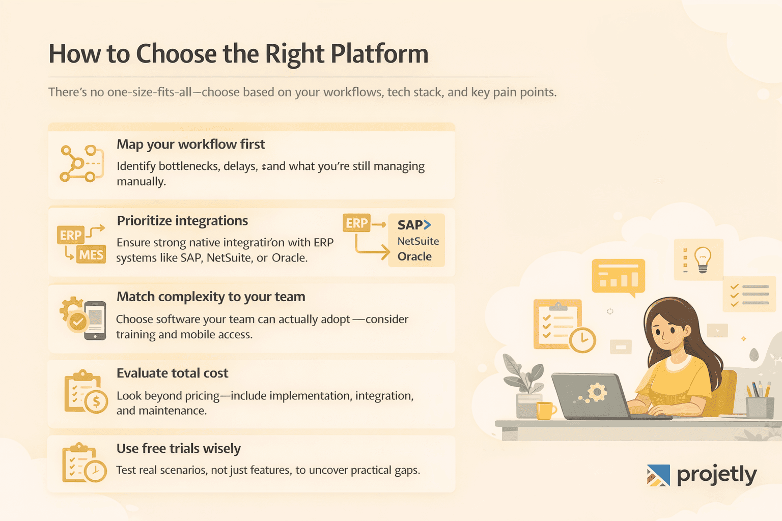 How to Choose the Right Platform for Your Manufacturing Business
