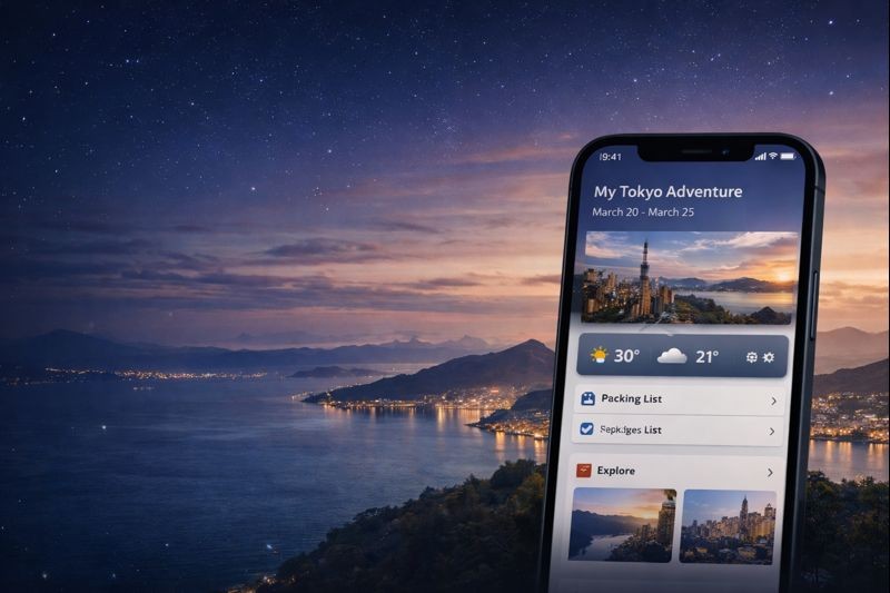 Trip Compass Background