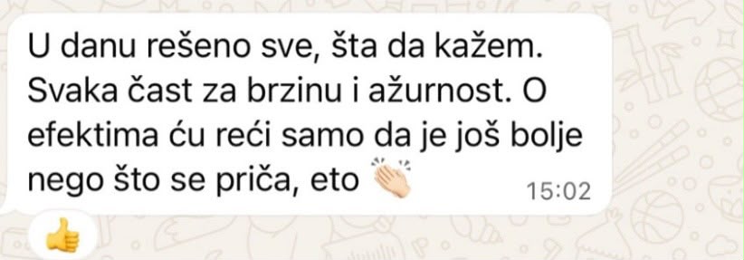 Utisak klijenta 10