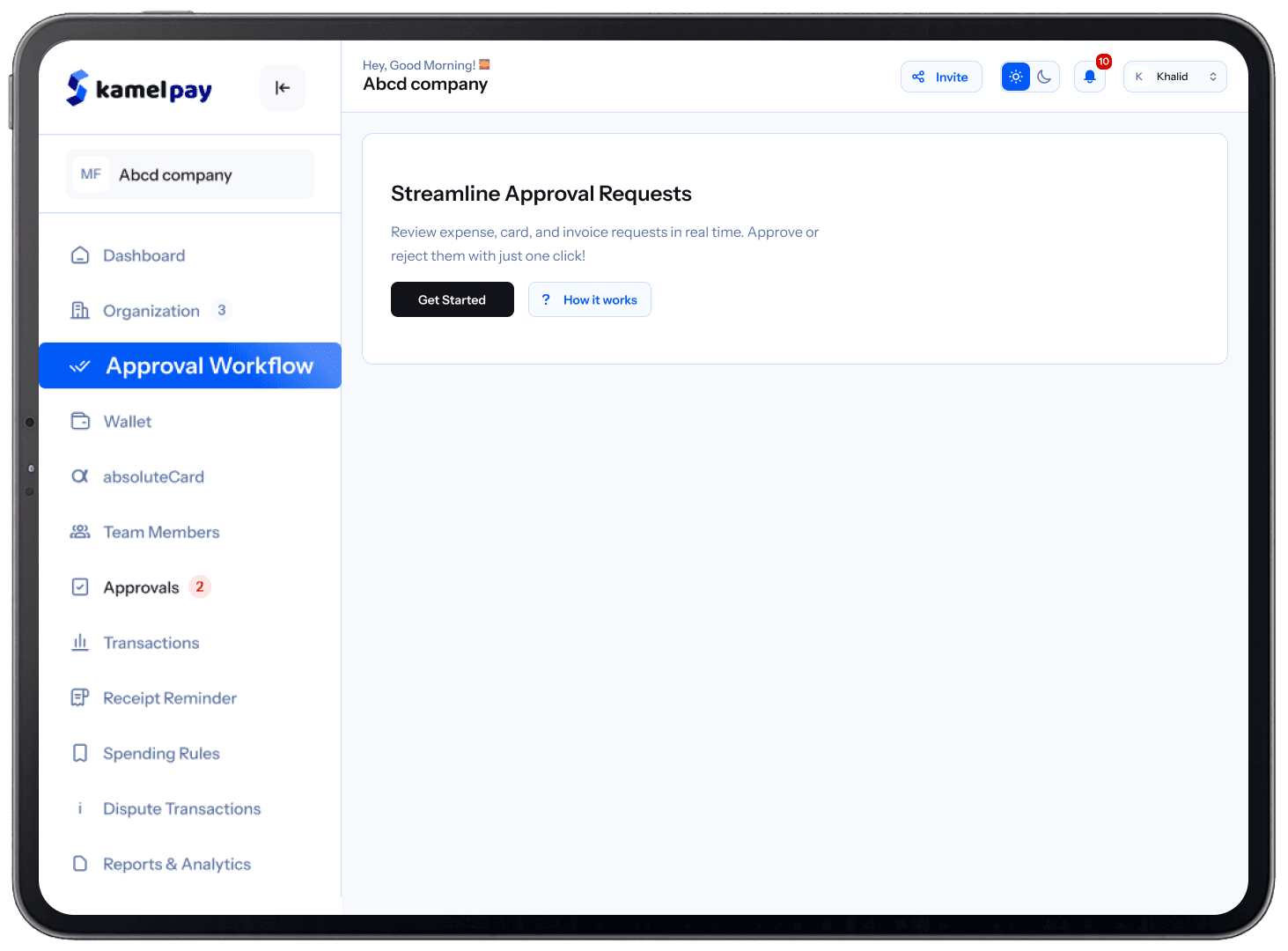 Approval View