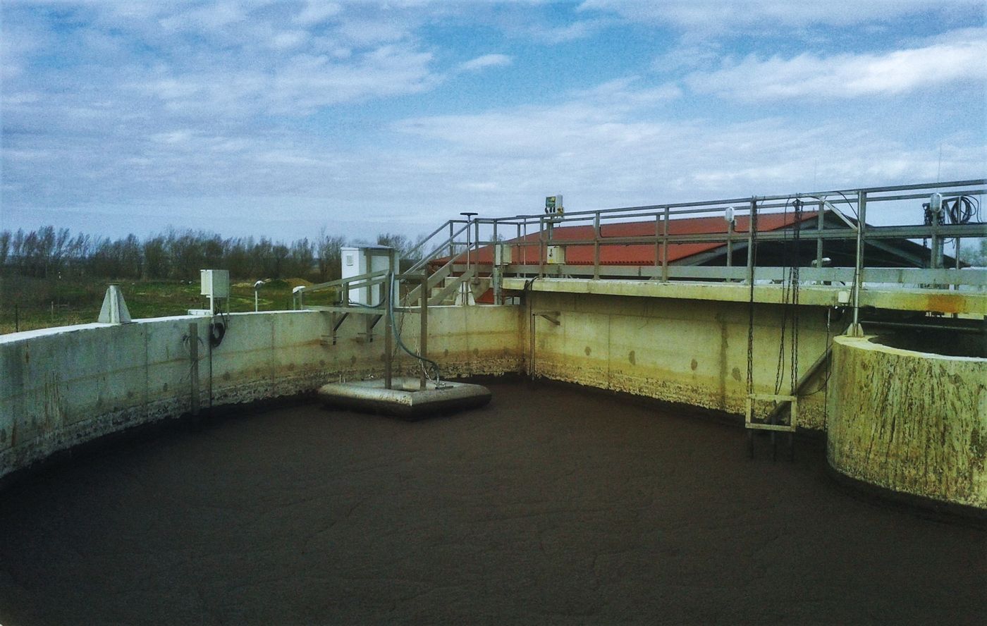 BIODEC floating decanter in the SBR tank at the Szegvár wastewater treatment plant, Hungary