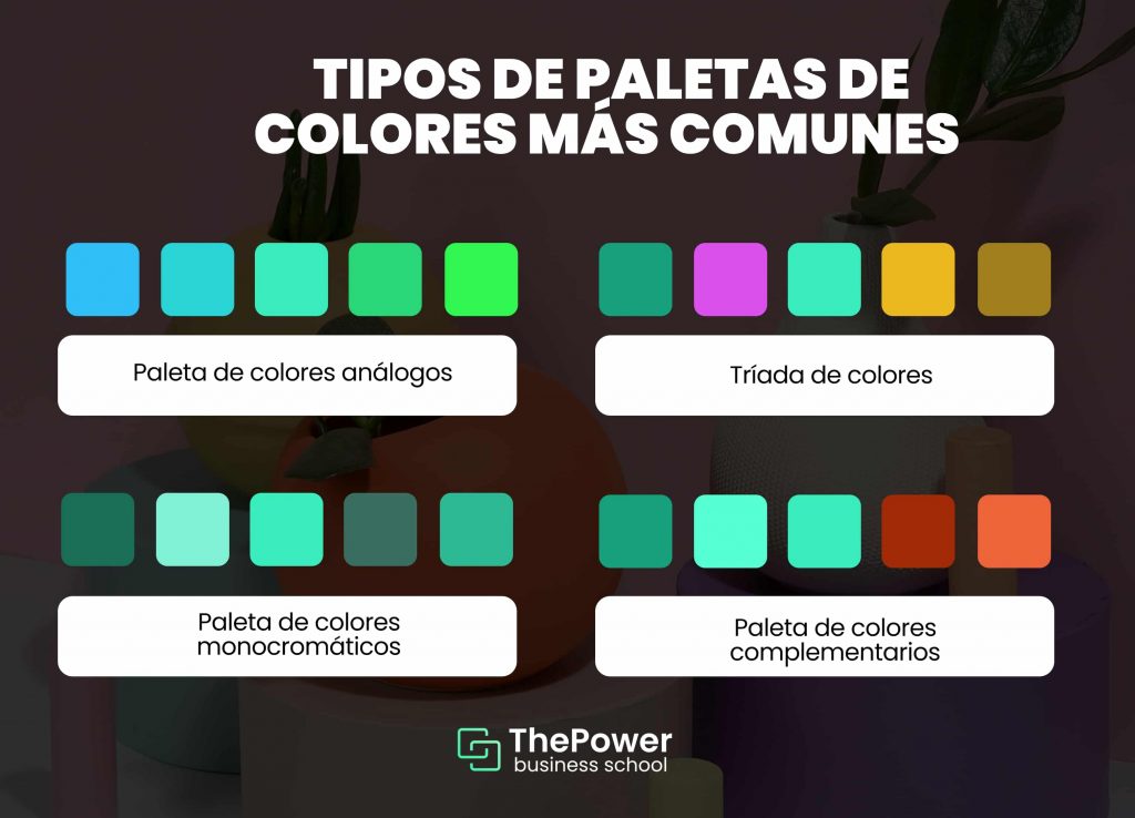 Tipos de paletas de colores más comunes 