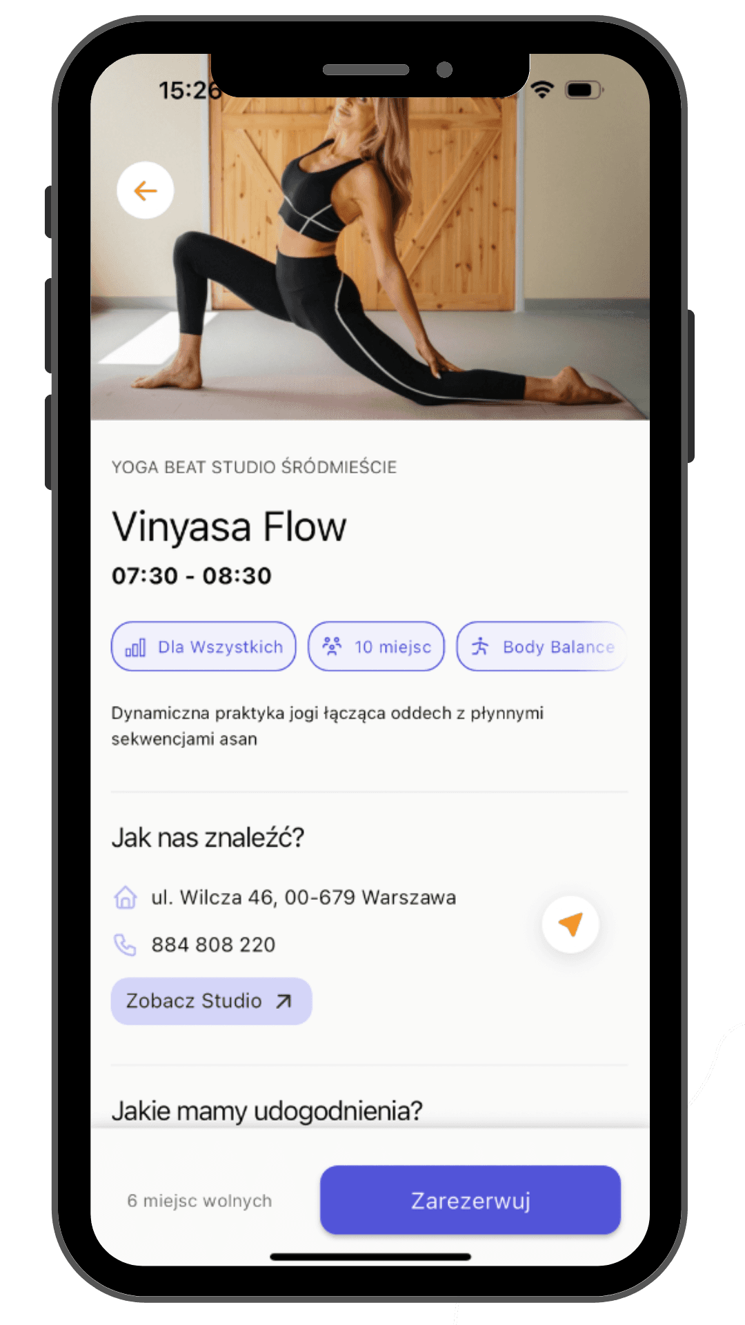 Zajęcia sportowe yogabeat.pl.