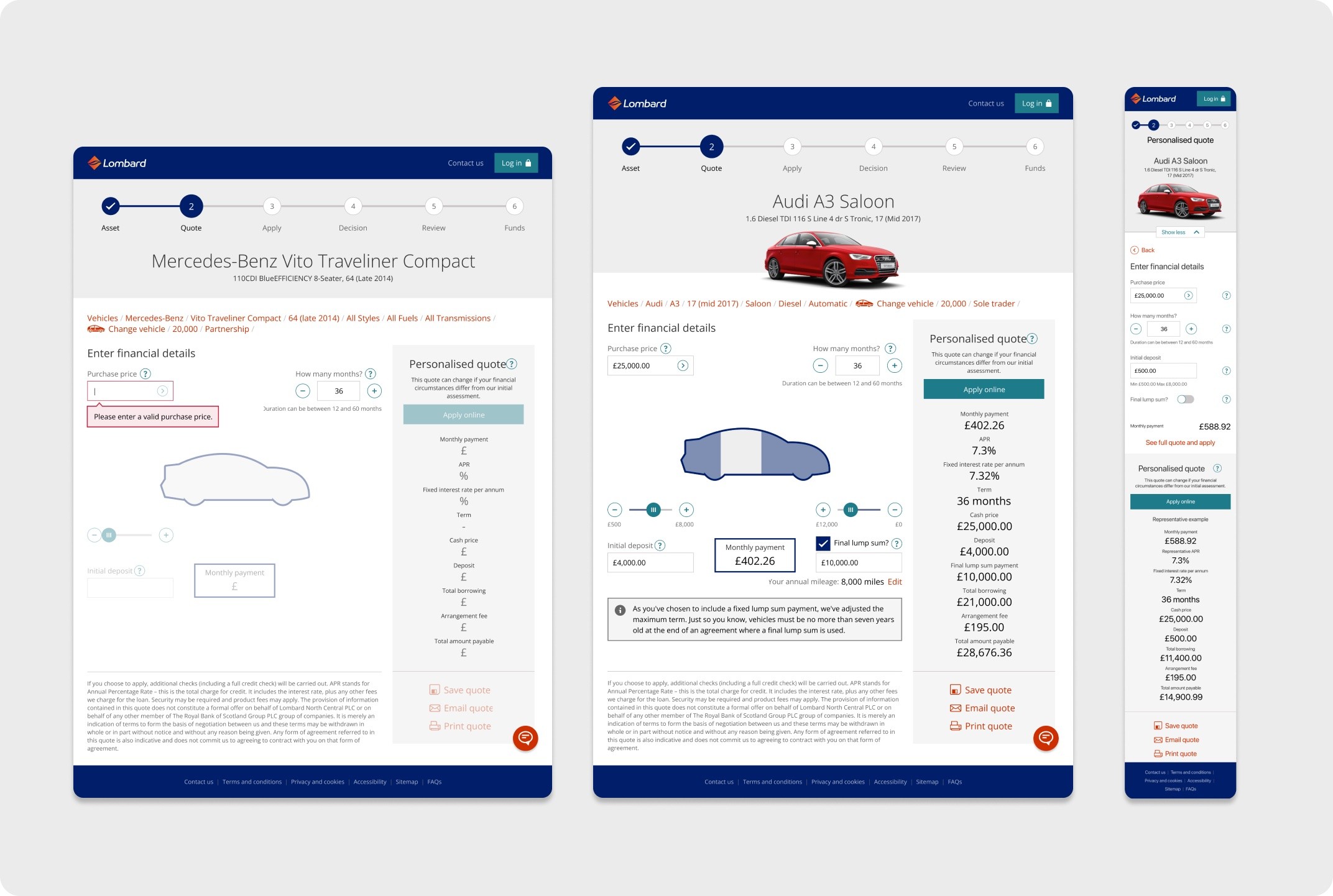 Lombard asset finance
