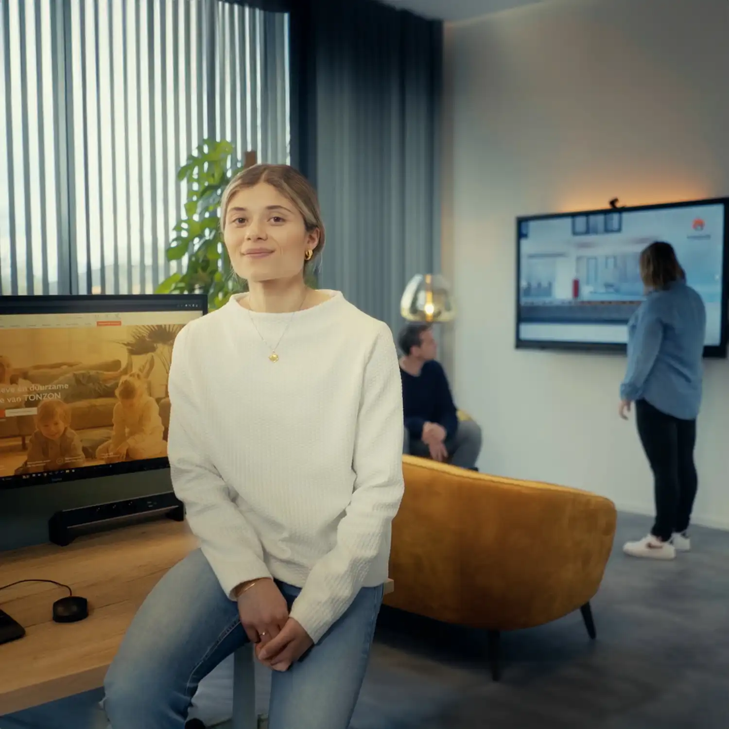 Impression of an employer branding video