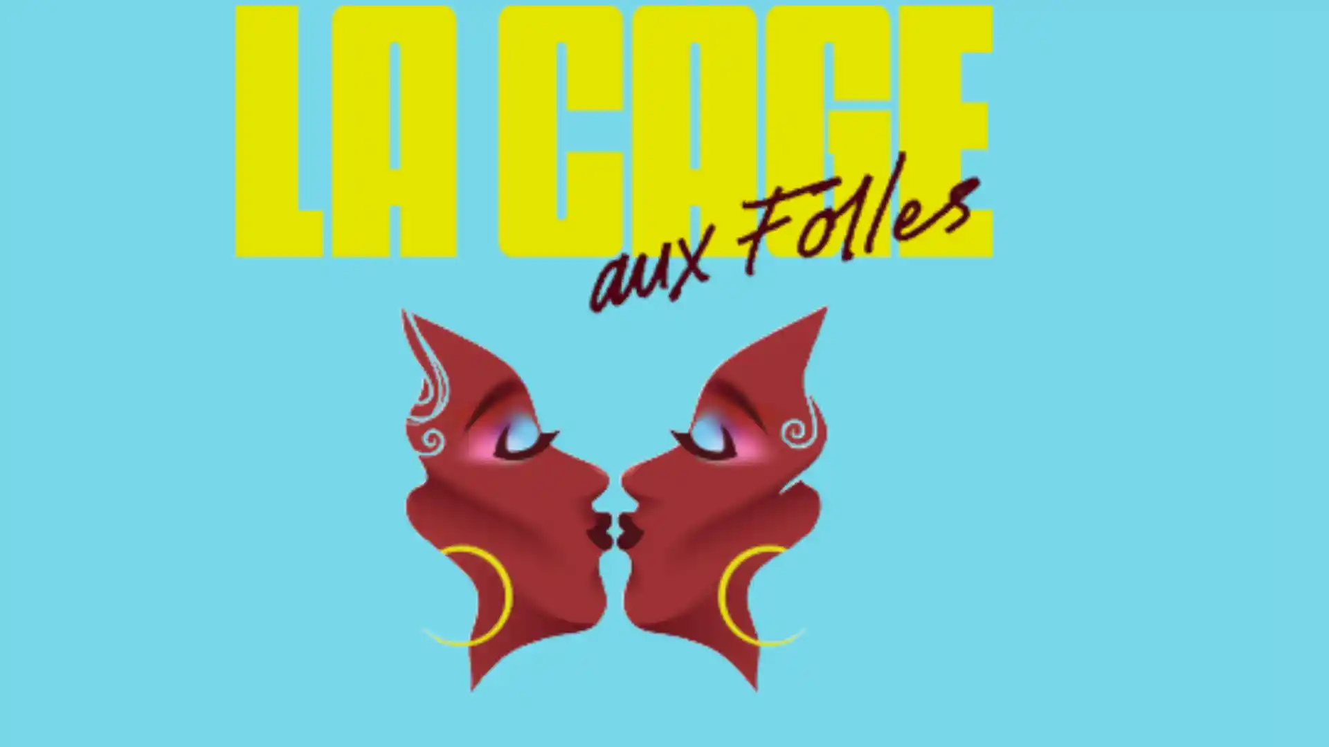 Encores! 《一笼傻鸟》 (La Cage aux Folles) 宣传海报 — 这部深受喜爱的音乐会版音乐剧正于纽约市中心剧院 (New York City Center) 精彩上演