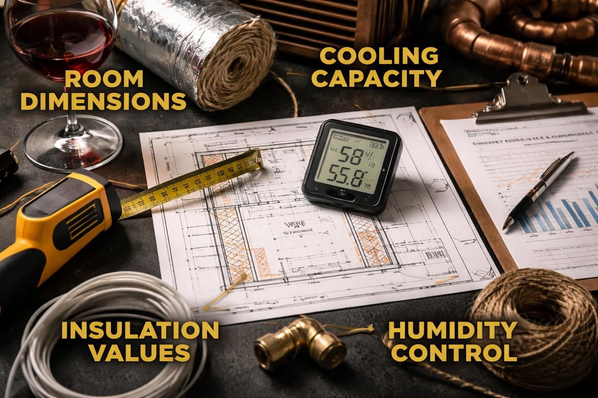 Climate control planning for wine cellars