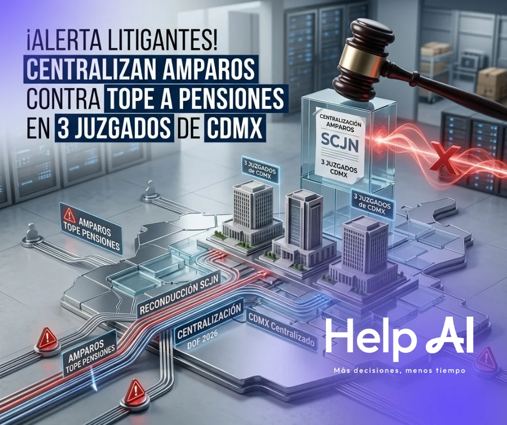 Centralización amparos pensiones art127