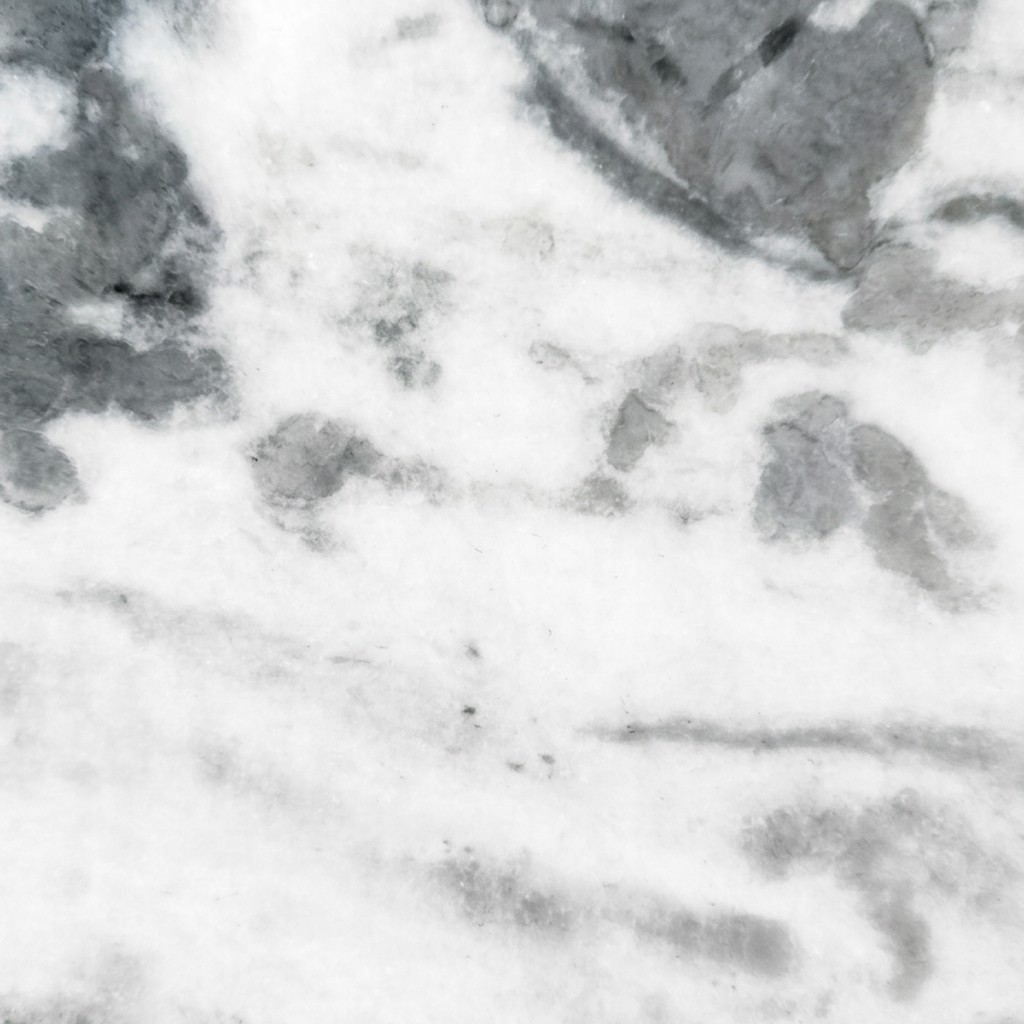 Indian Statuario marble, white with soft gray clouding