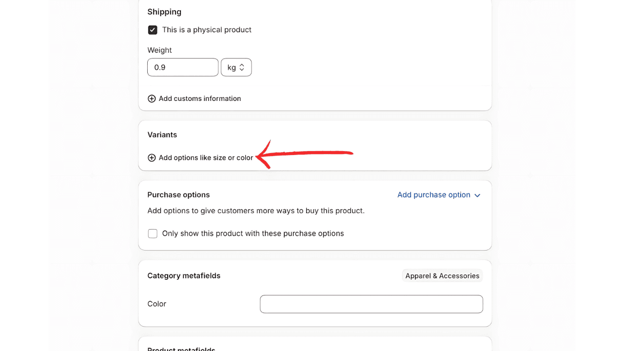 How to Set Up Your Shopify Store to Sell Personalized Products  Using Shopify's Built-in Product Variants Add variant options 