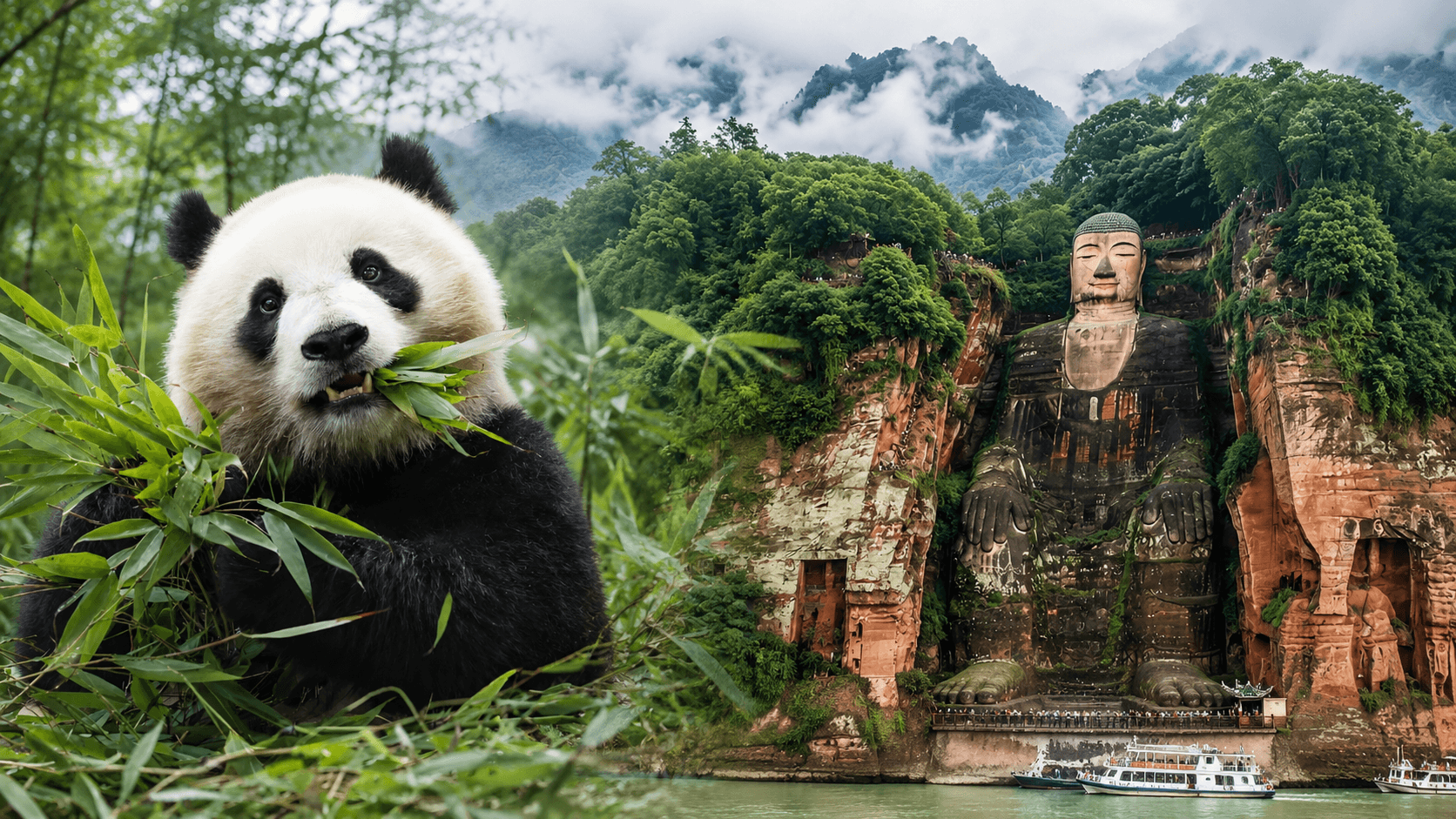1-Day Sichuan Dual Icons Panda Base & Leshan Giant Buddha