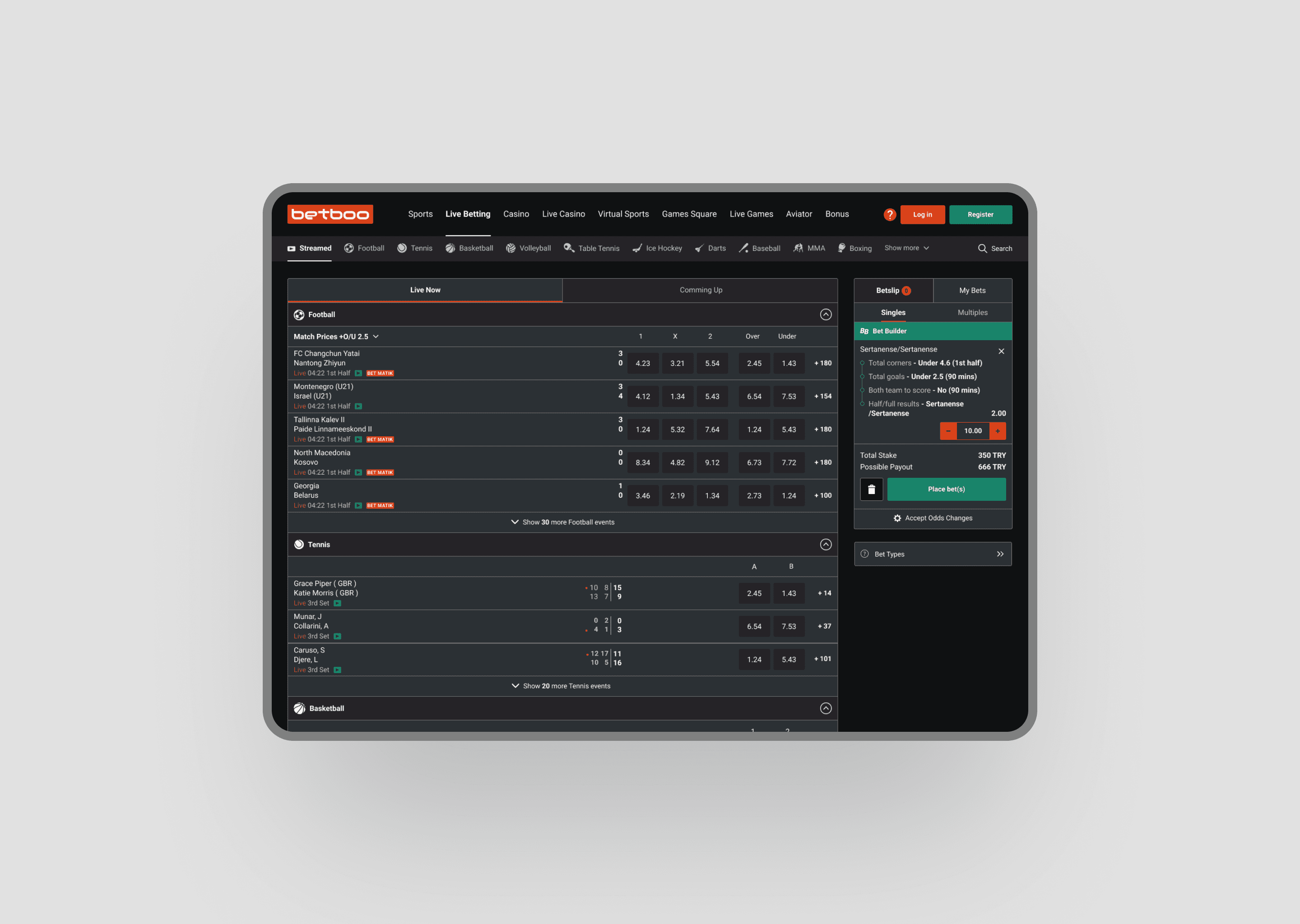 Tab Screenshot