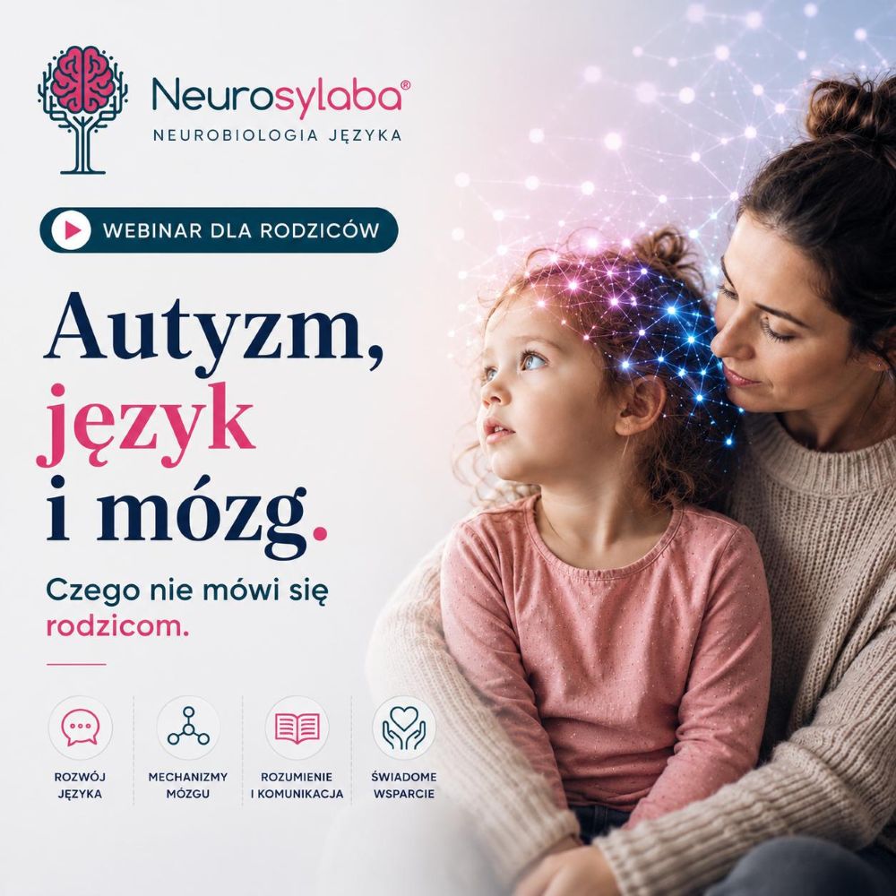 Webinar Autyzm, język i mózg okładka