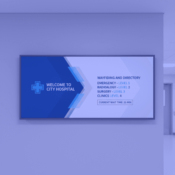 Digial sign for wayfinding