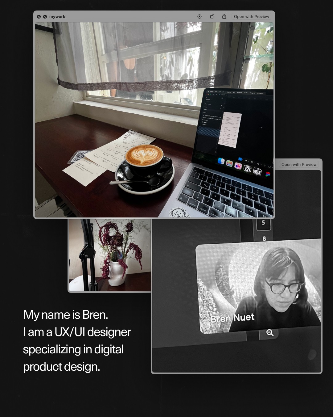 Vintage Car Under Palm Trees