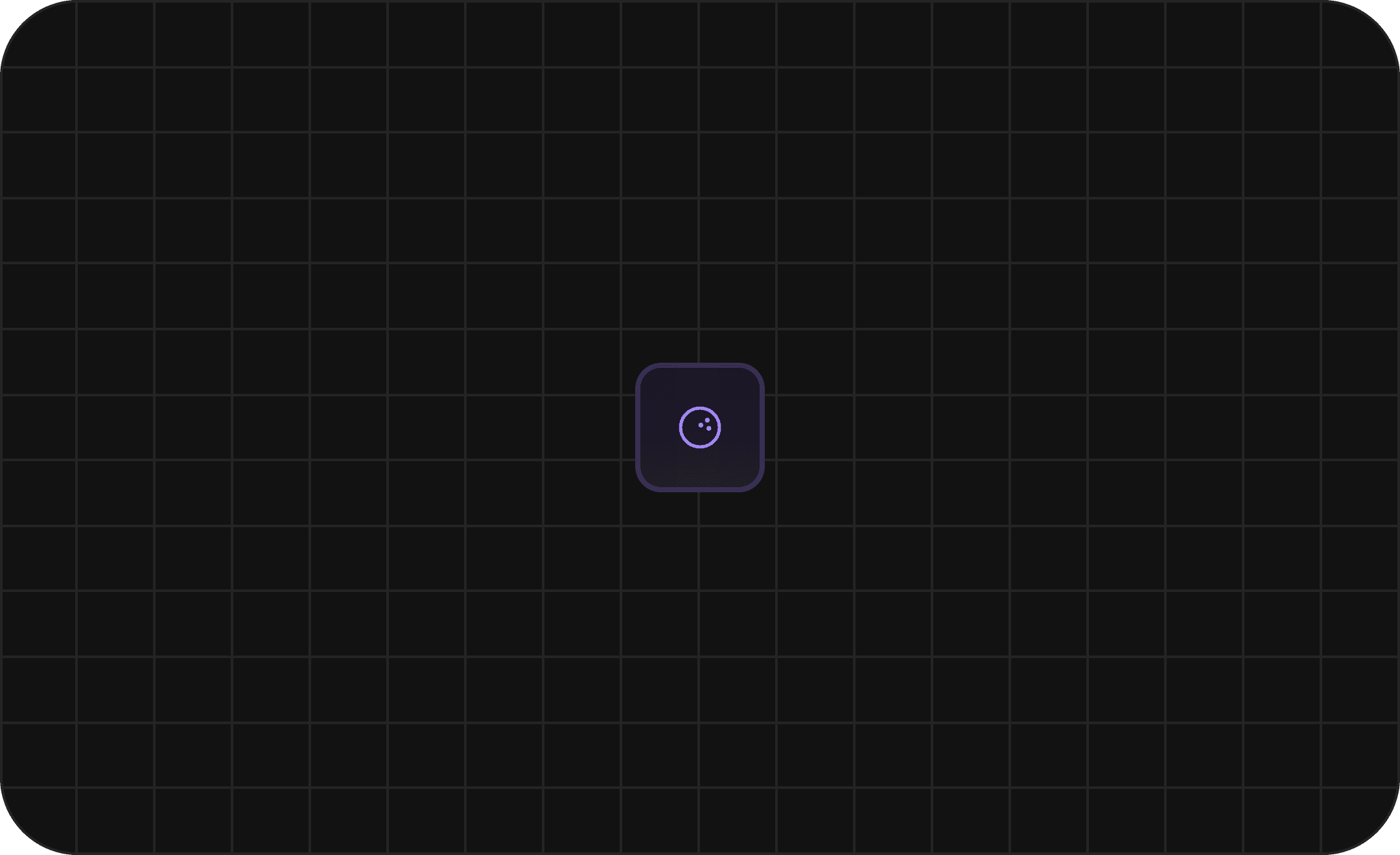 A grid background having a centered icon stack.