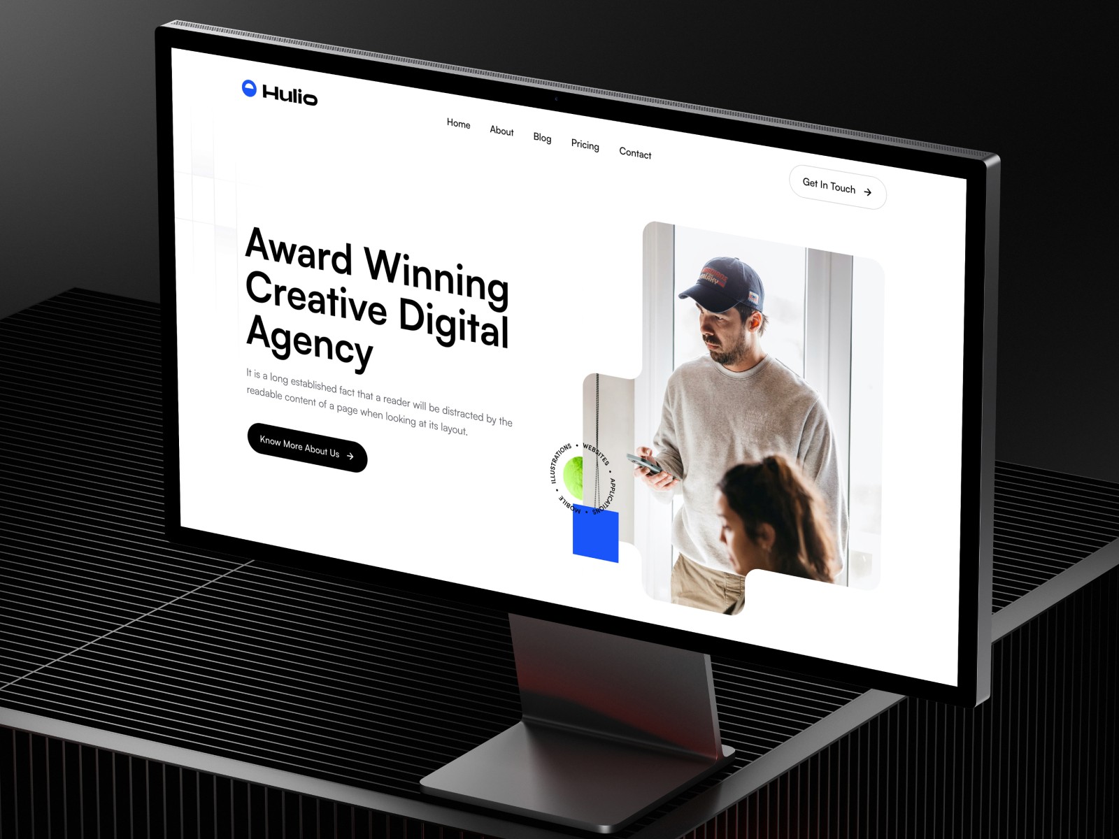 Hulio — 现代专业创意机构官网设计灵感
