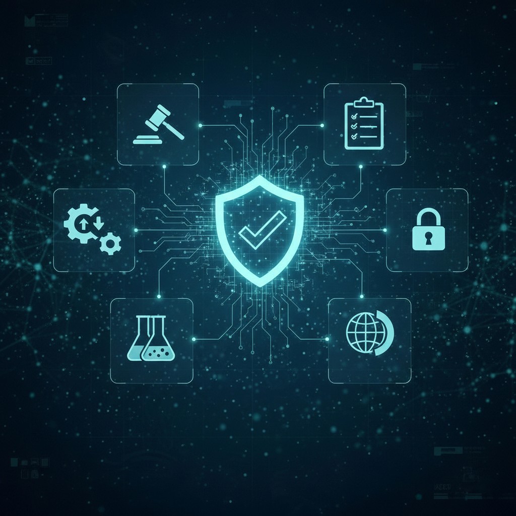 Abstract black curved shapes on black background