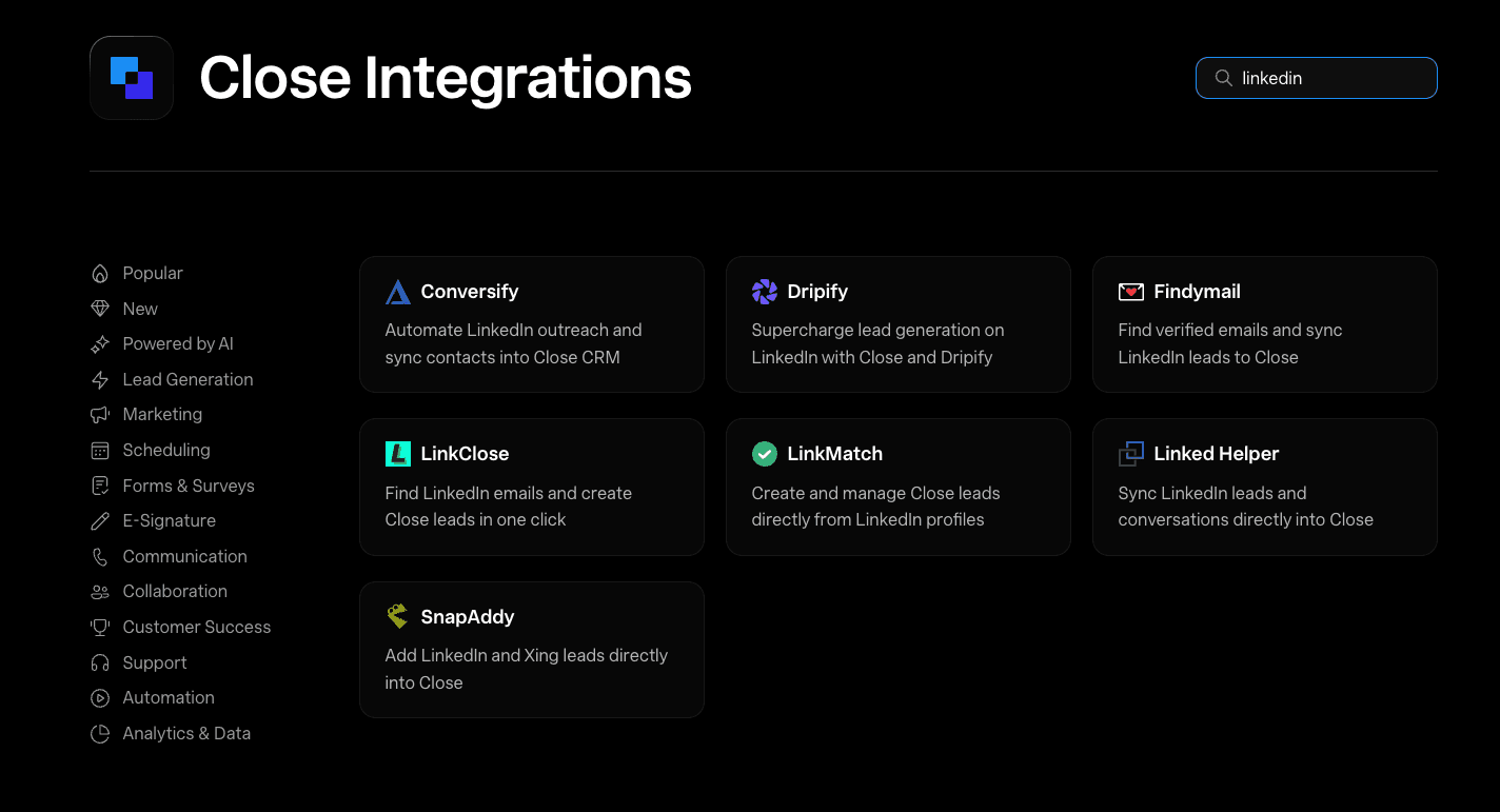 ai multi-channel CRM integrations