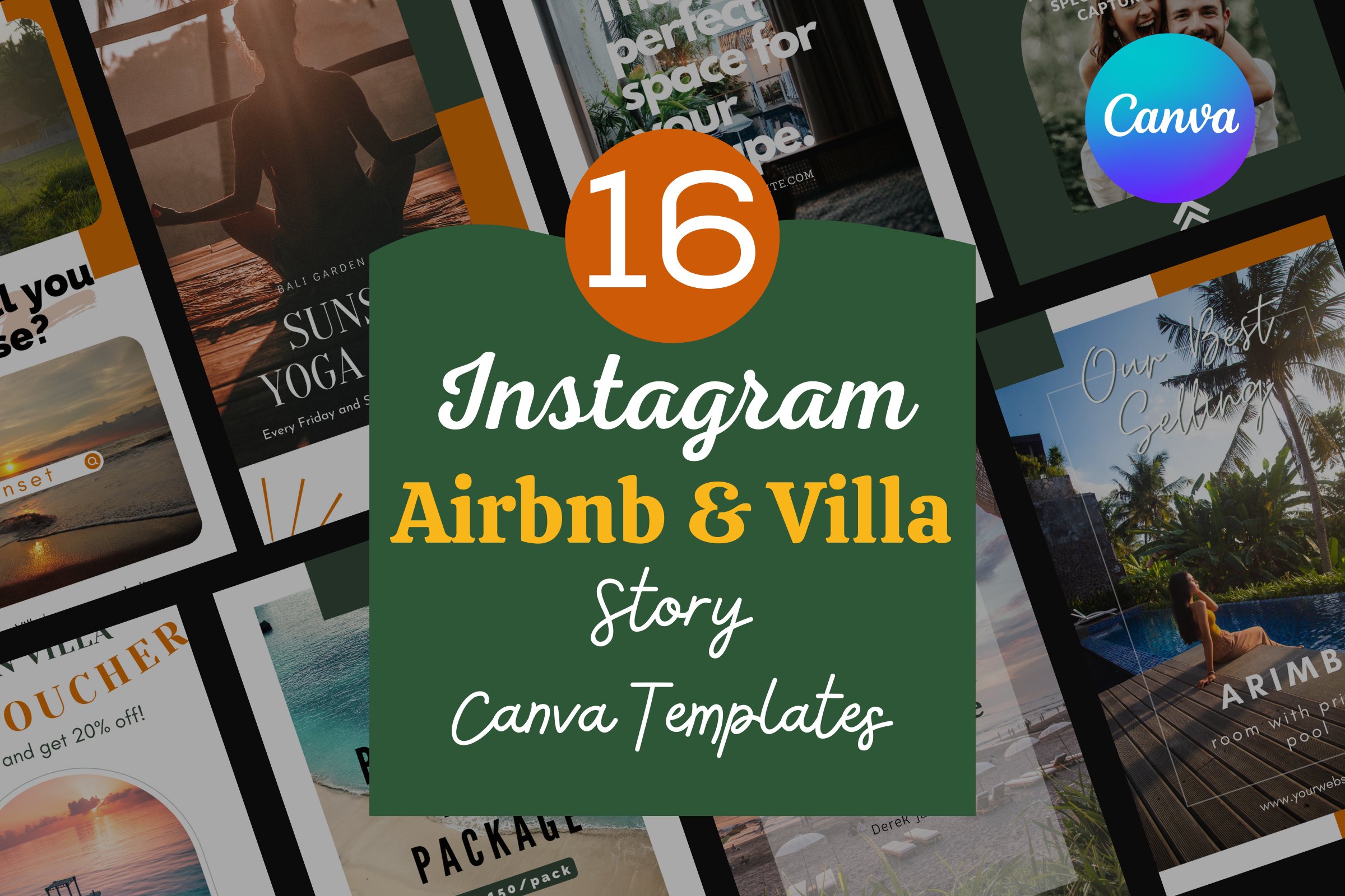 Villa AirBnB Social Media Kit