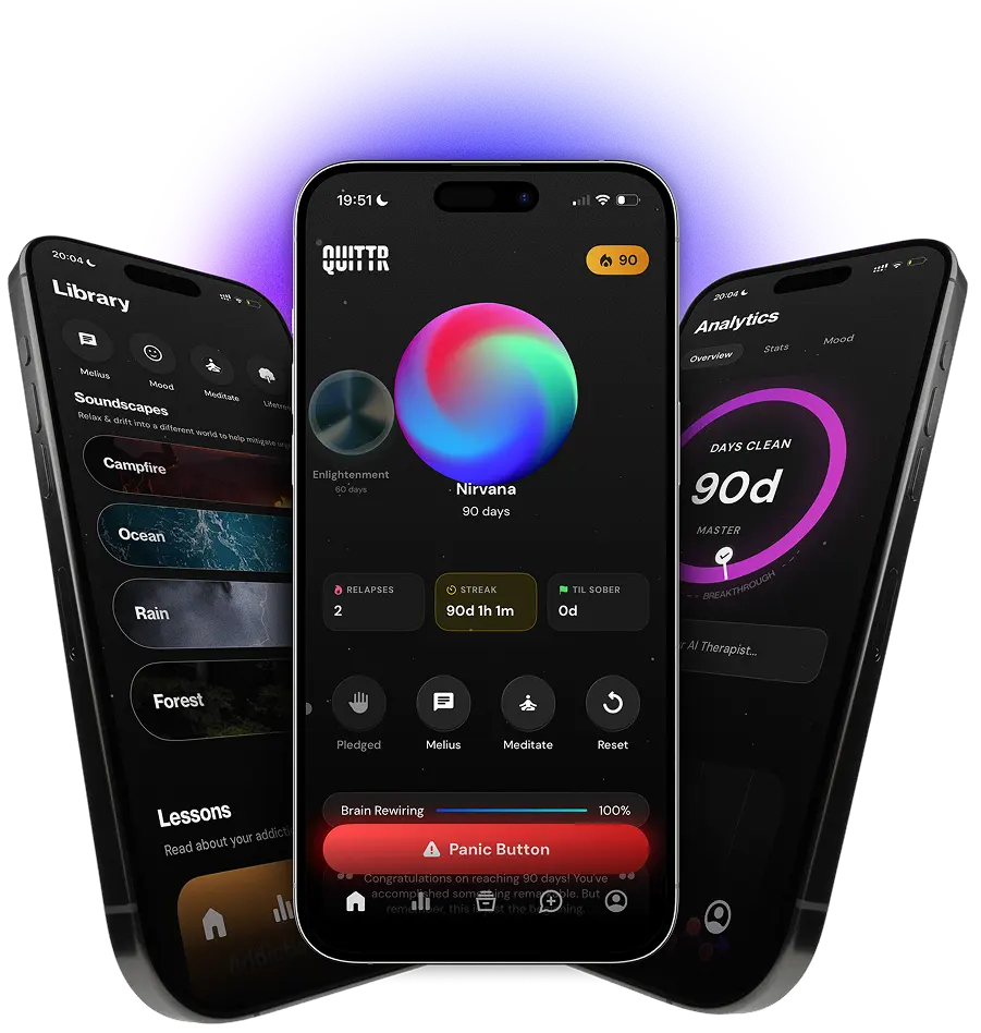 quittr app updated 2026 interface