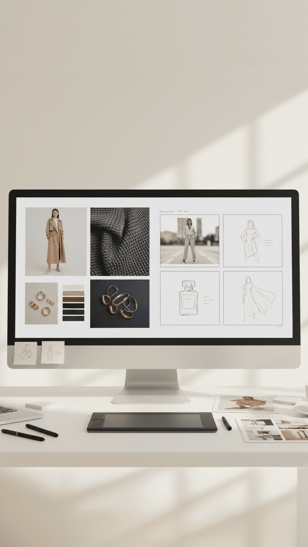 Portrait of a person in a pink sweater against a light background