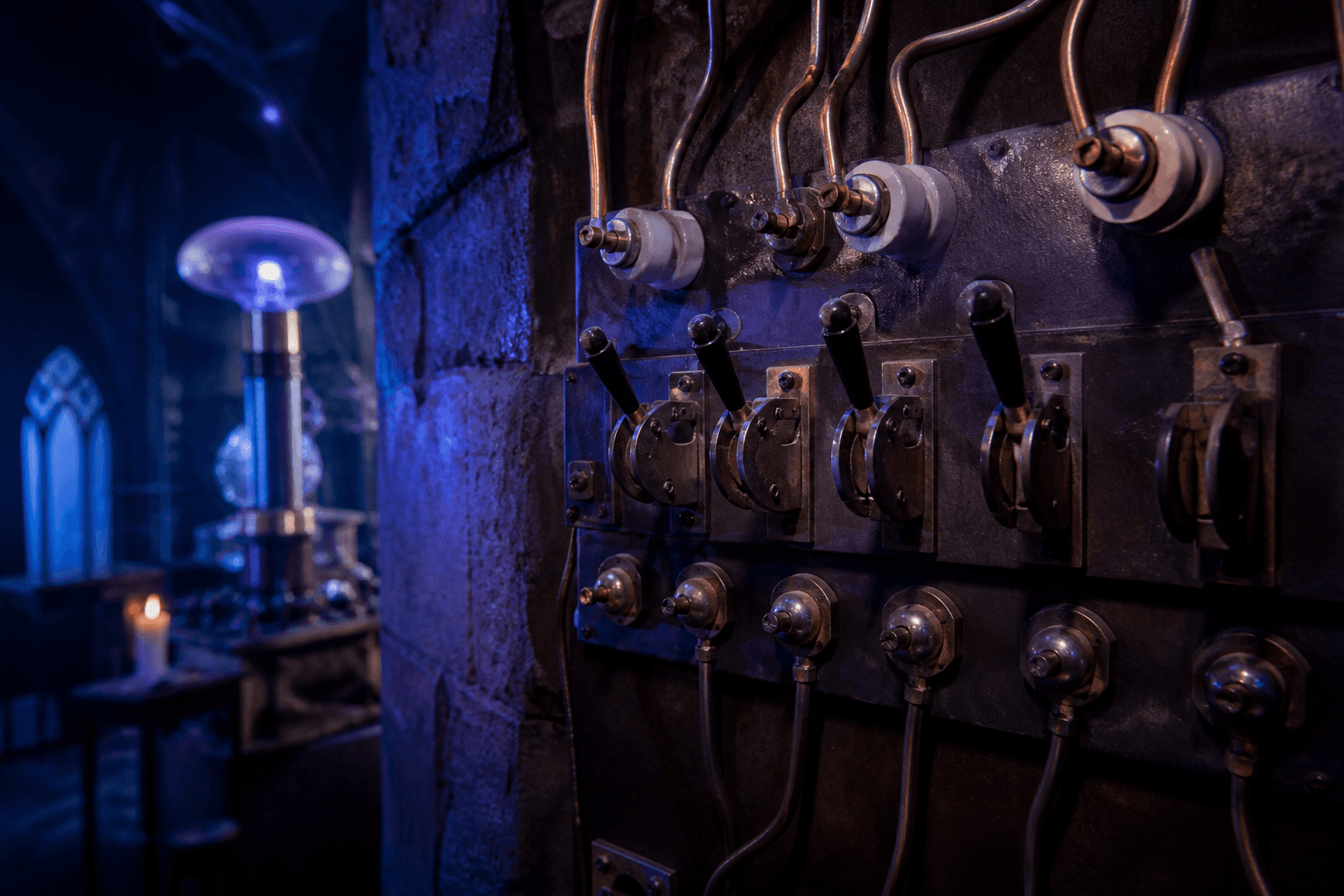 Atmospheric scene representing Electrical accord haunt scent