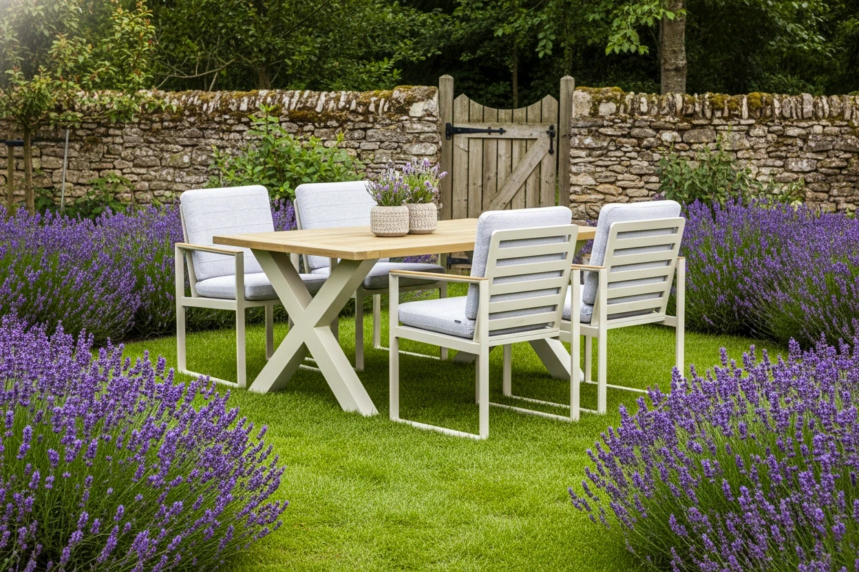 Comfortable outdoor garden chair from Lifestyle Faro with a modern design.