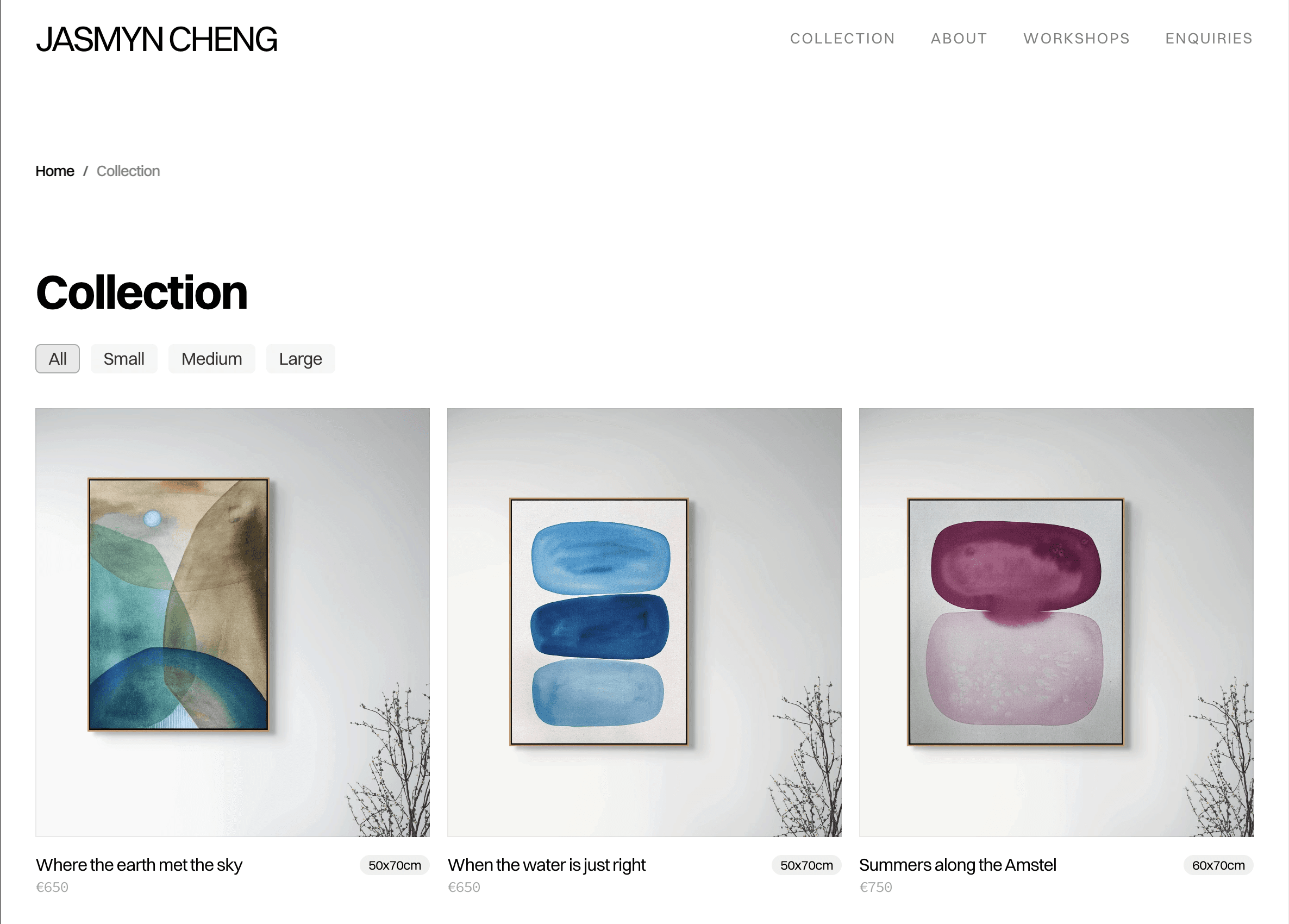 Product details page